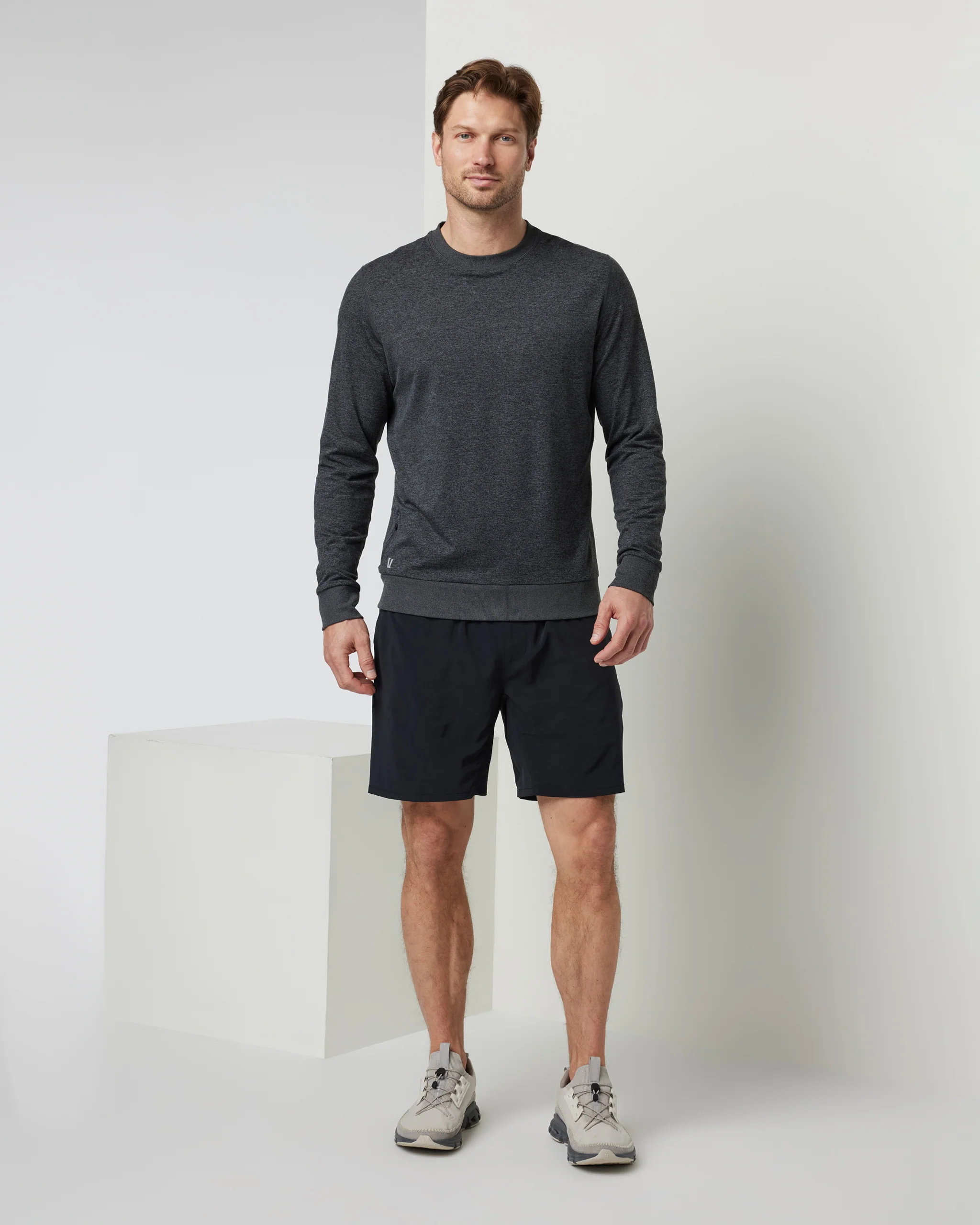 Ponto Performance Crew | Charcoal Heather