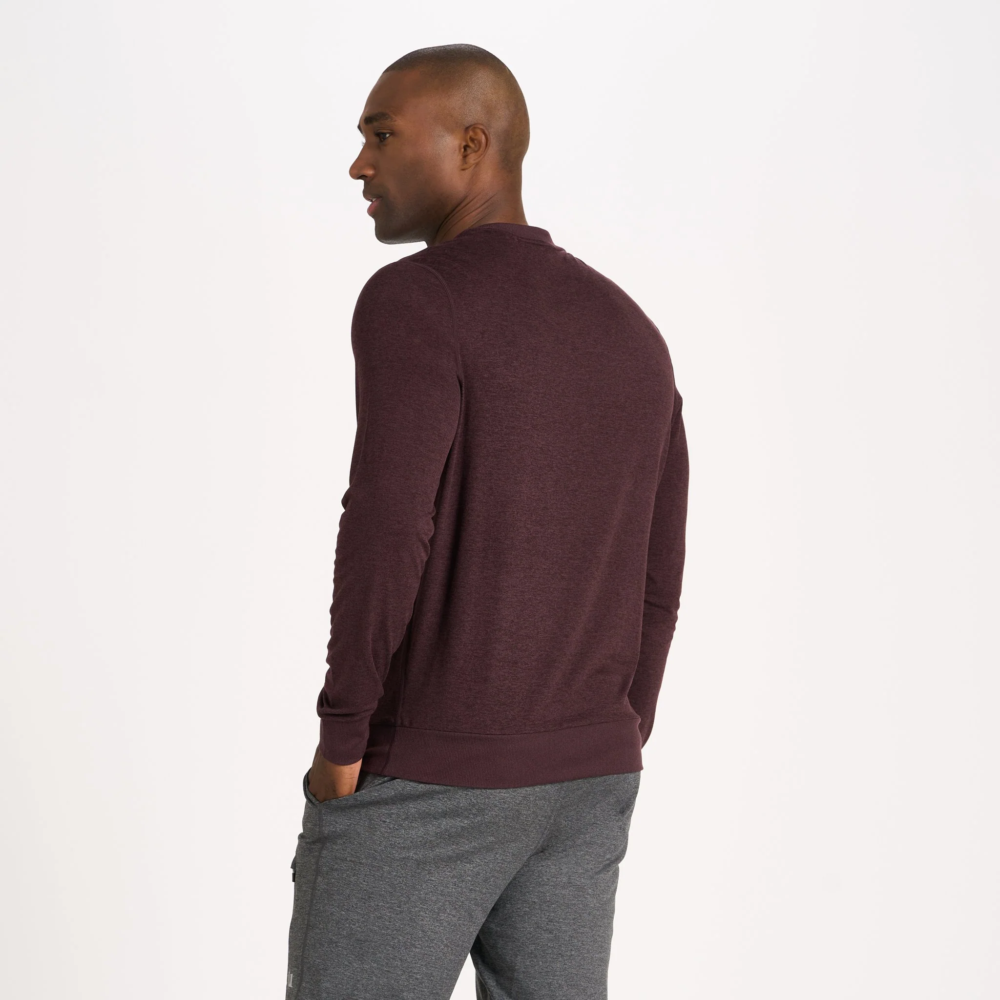 Ponto Performance Crew | Oxblood Heather
