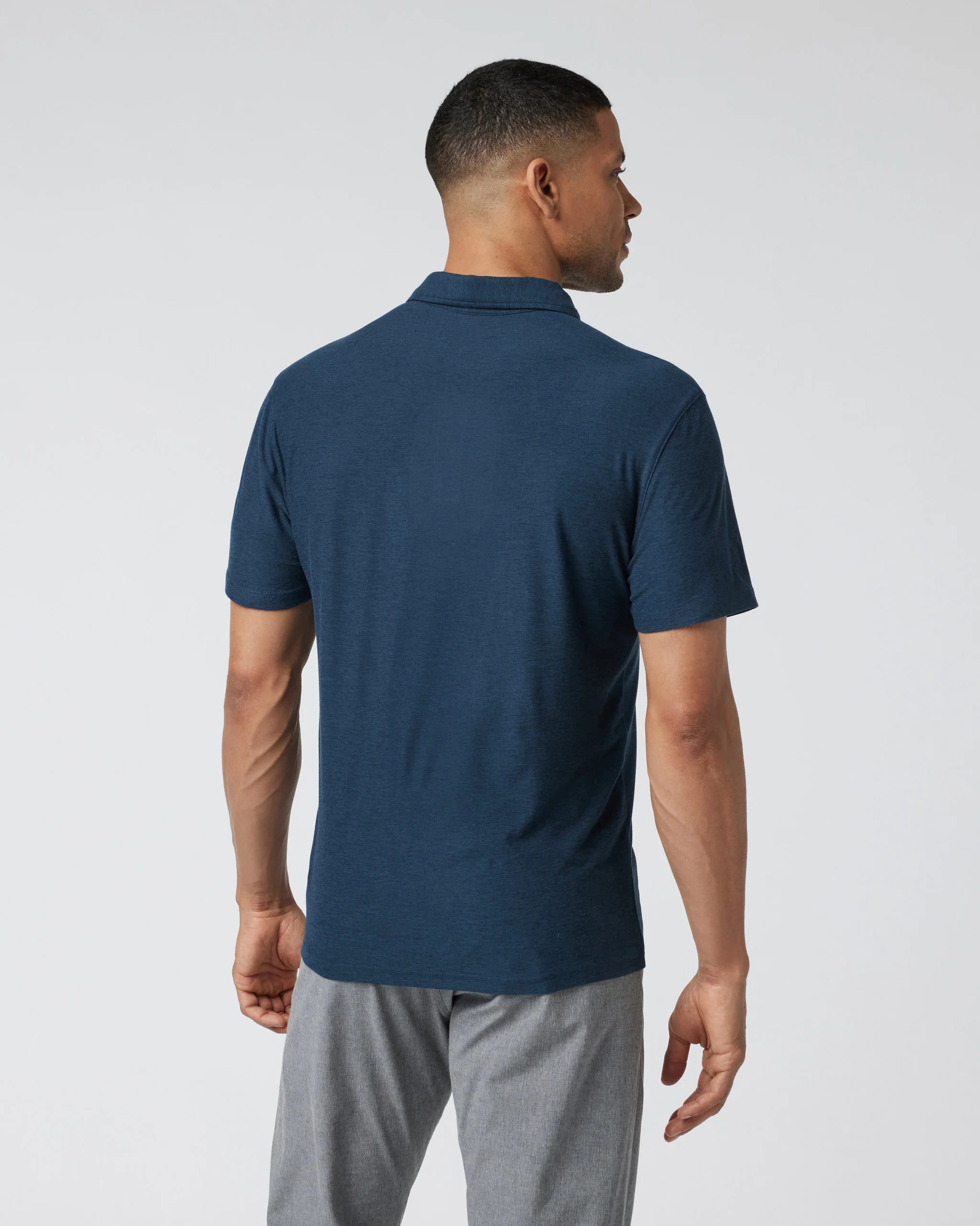 Strato Tech Polo | Navy Heather