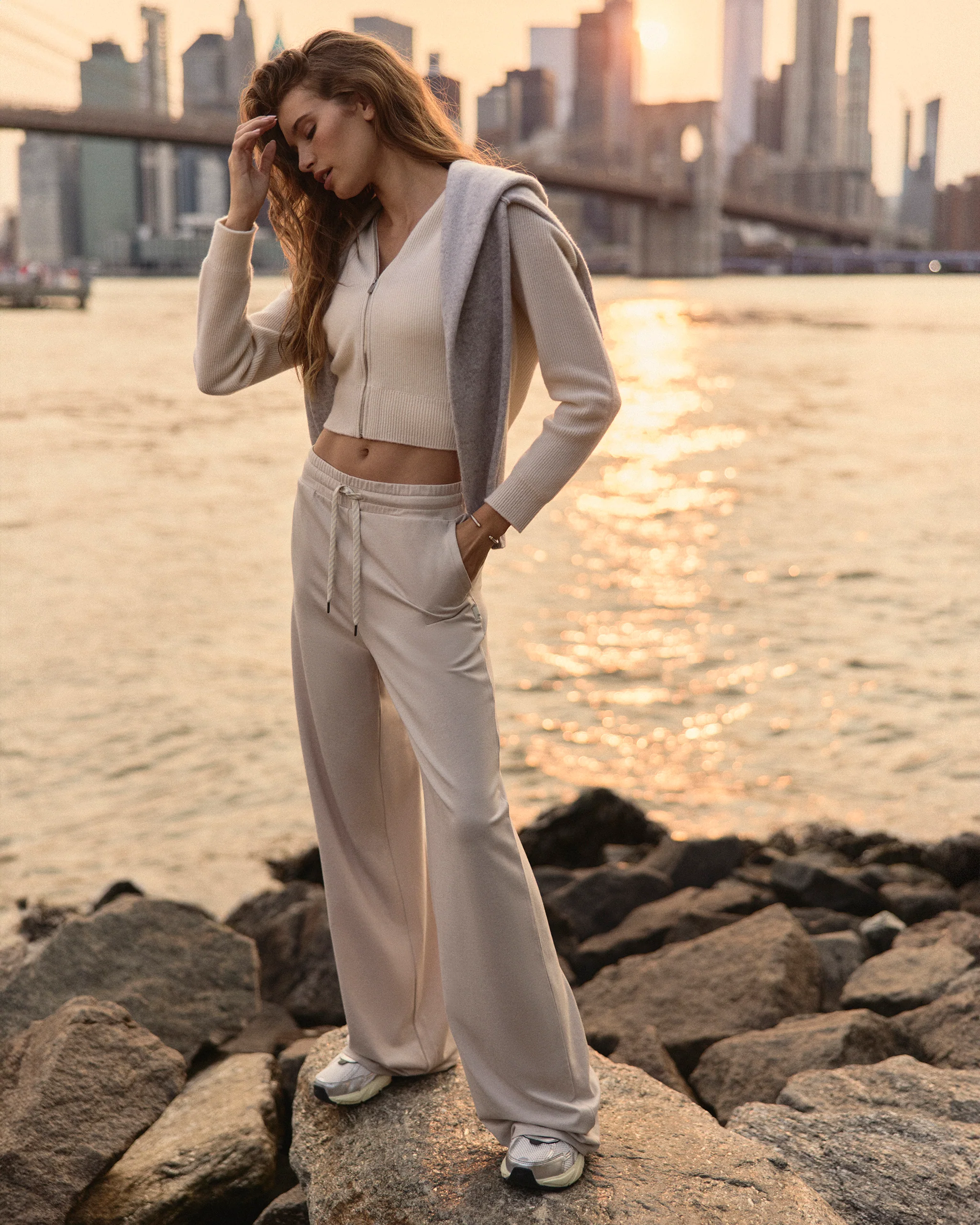 14761-halo-essential-wideleg-pant-ecru-heather-1.webp Halo Essential Wideleg Pant | Ecru Heather