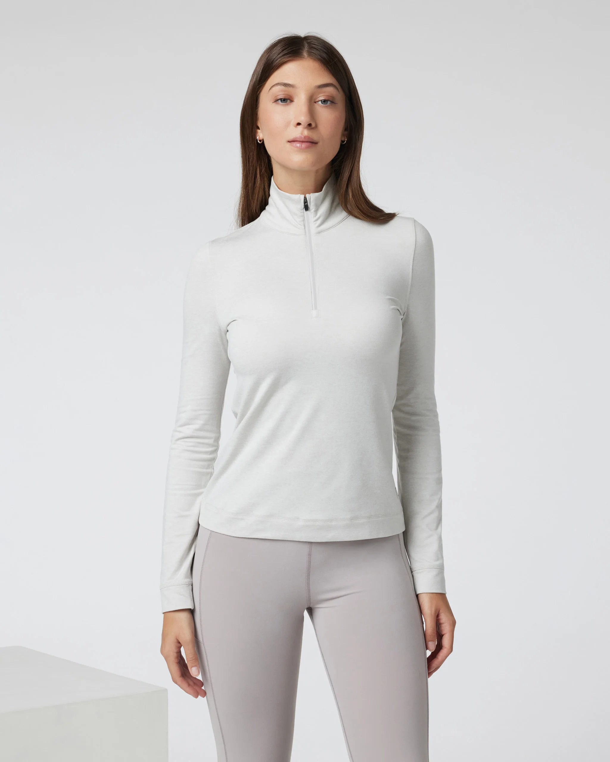 15175-halo-essential-half-zip-salt-heather-4.webp Halo Essential Half Zip | Salt Heather