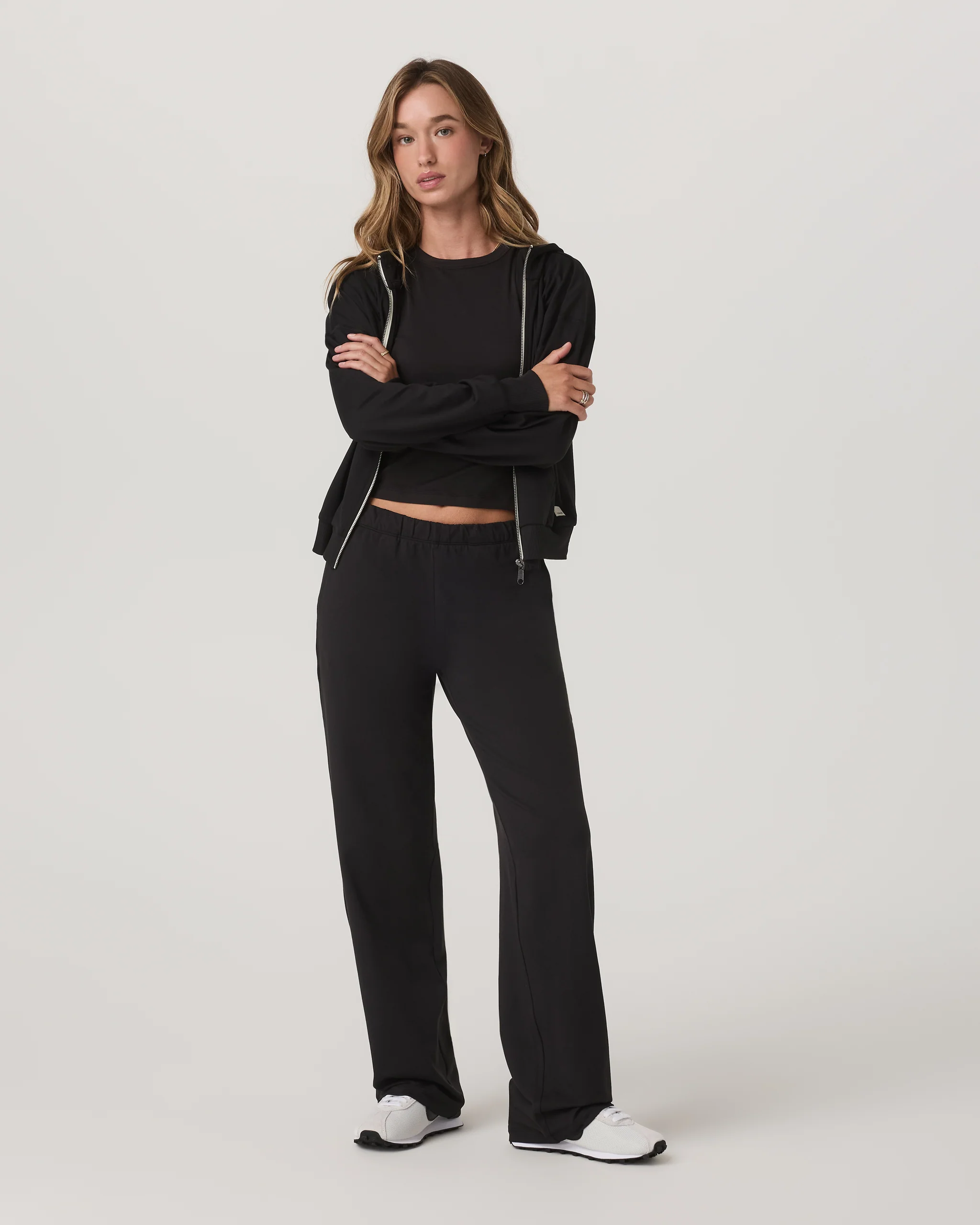 Halo Modern Straight Leg Pant | Solid Black