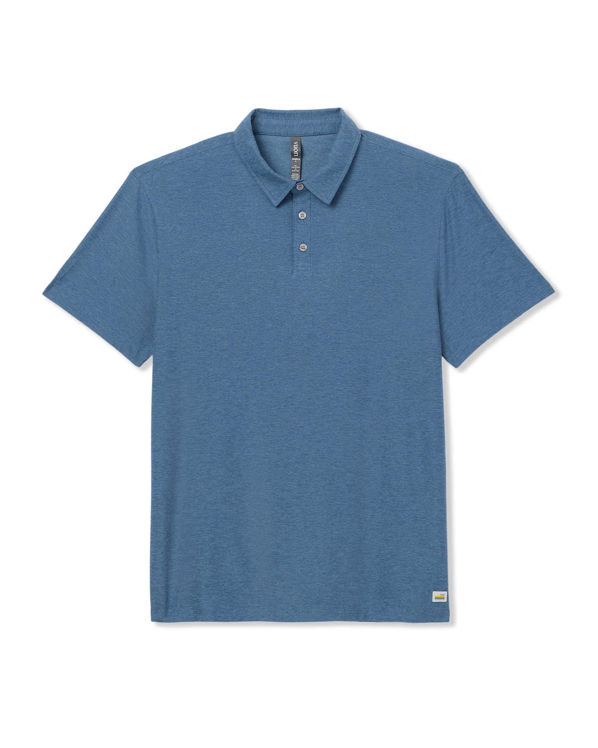 Strato Tech Polo | Pool Blue Heather
