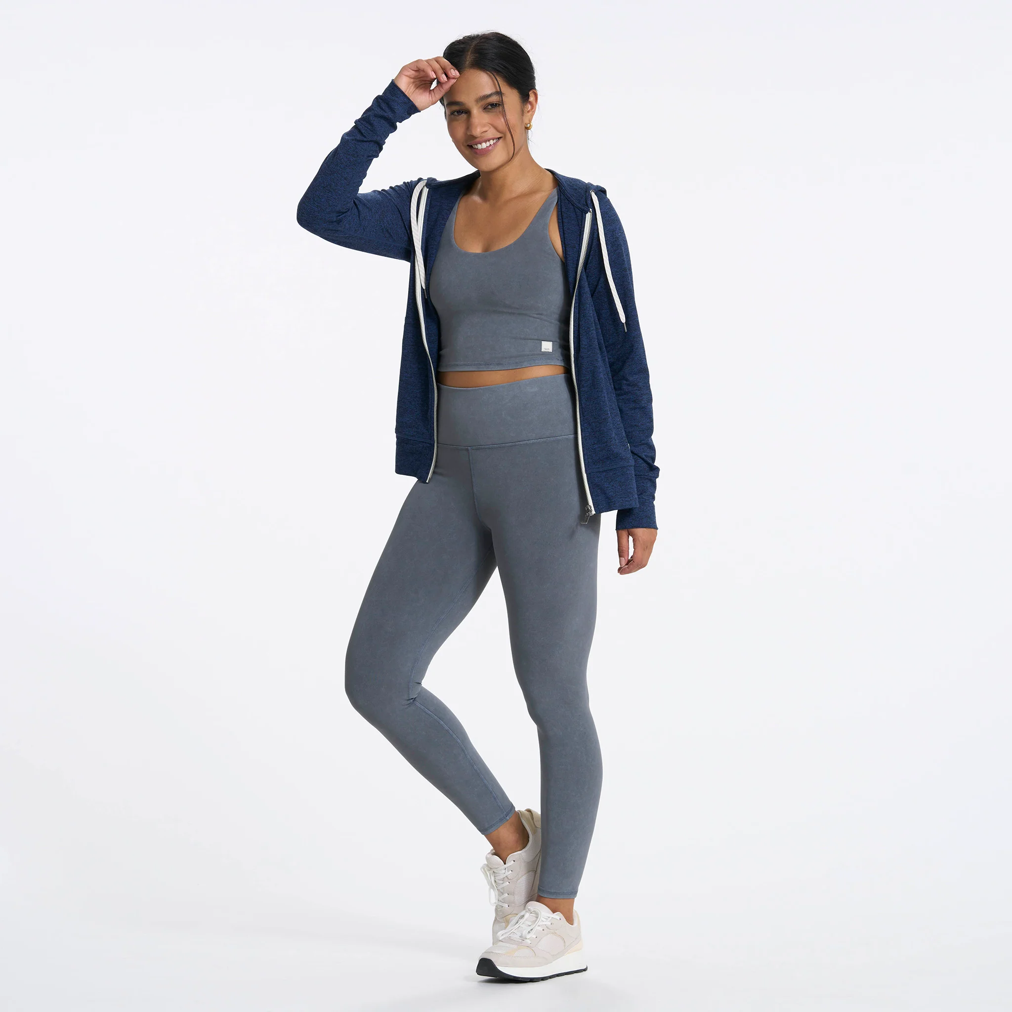 Halo Performance Hoodie | Navy Heather