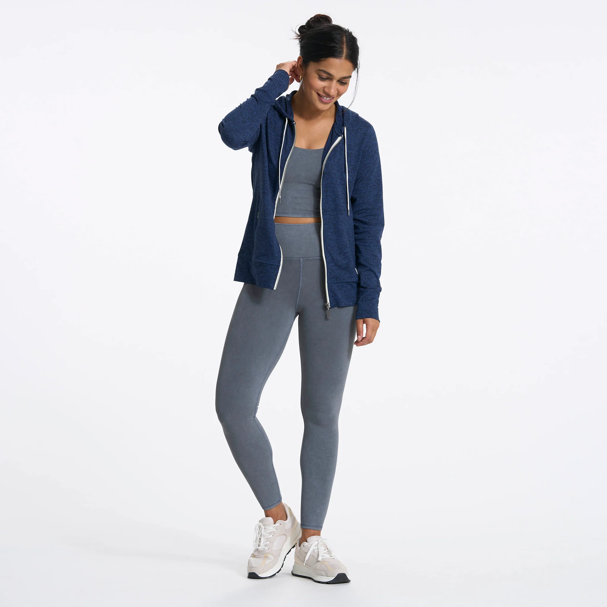 Halo Performance Hoodie | Navy Heather