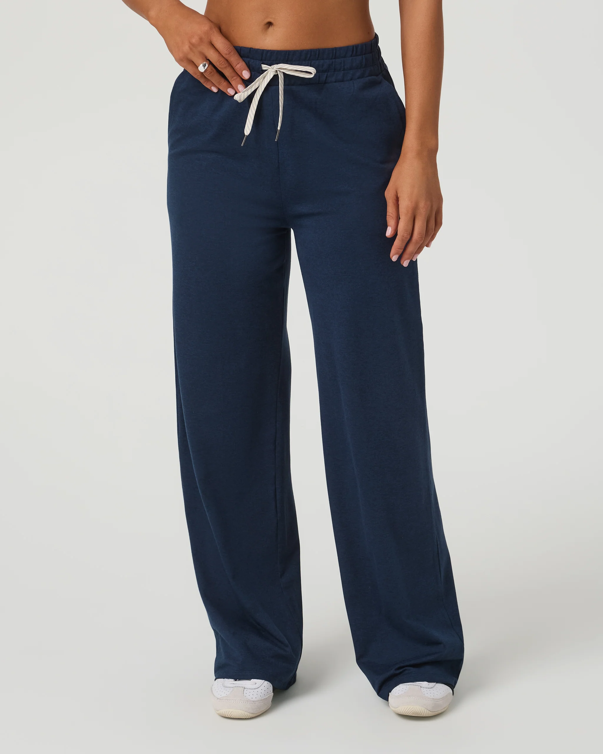 15406-halo-essential-wideleg-pant-short-blue-coast-heather-6.webp Halo Essential Wideleg Pant - Short | Blue Coast Heather