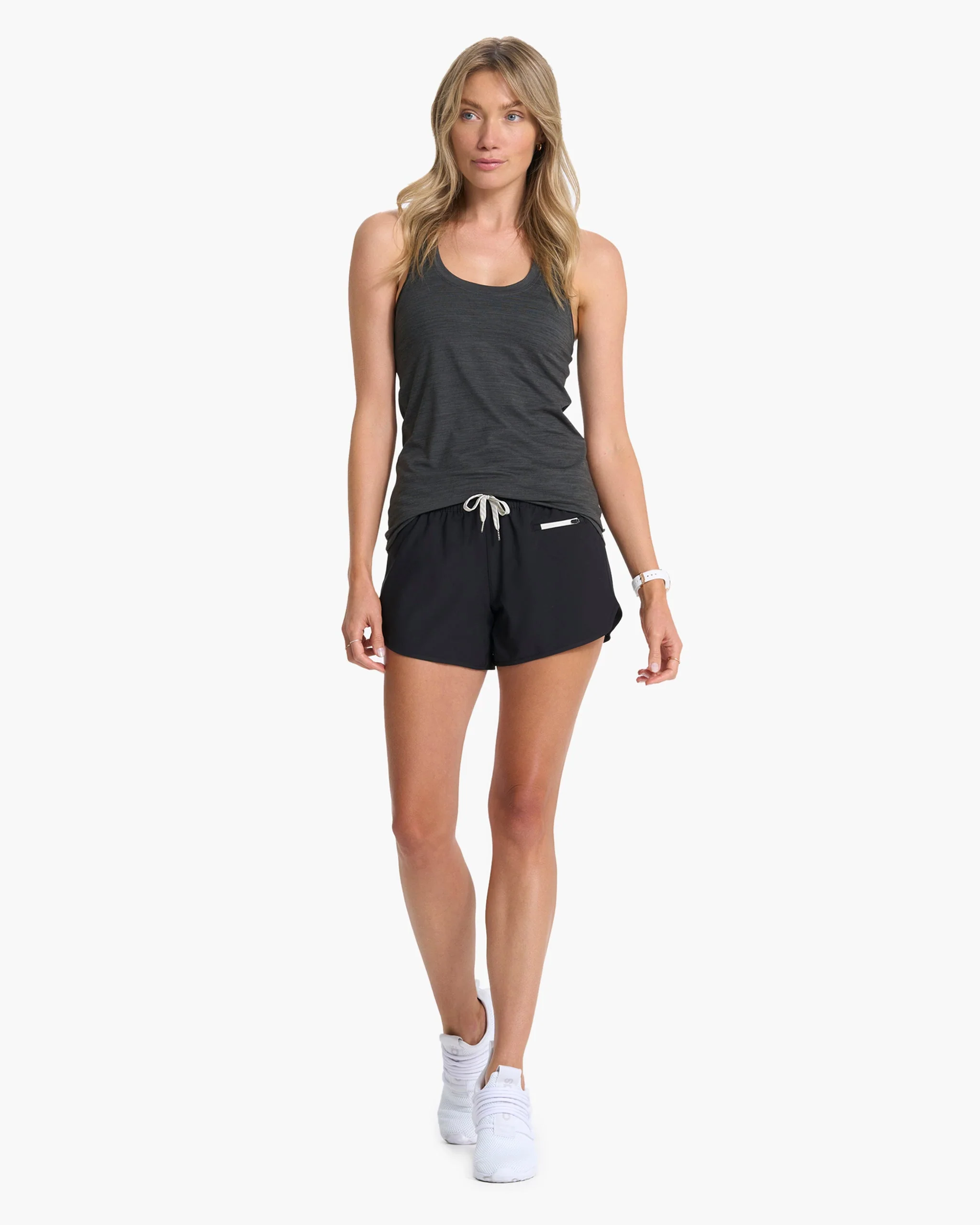 Lux Performance Tank | Charcoal Heather