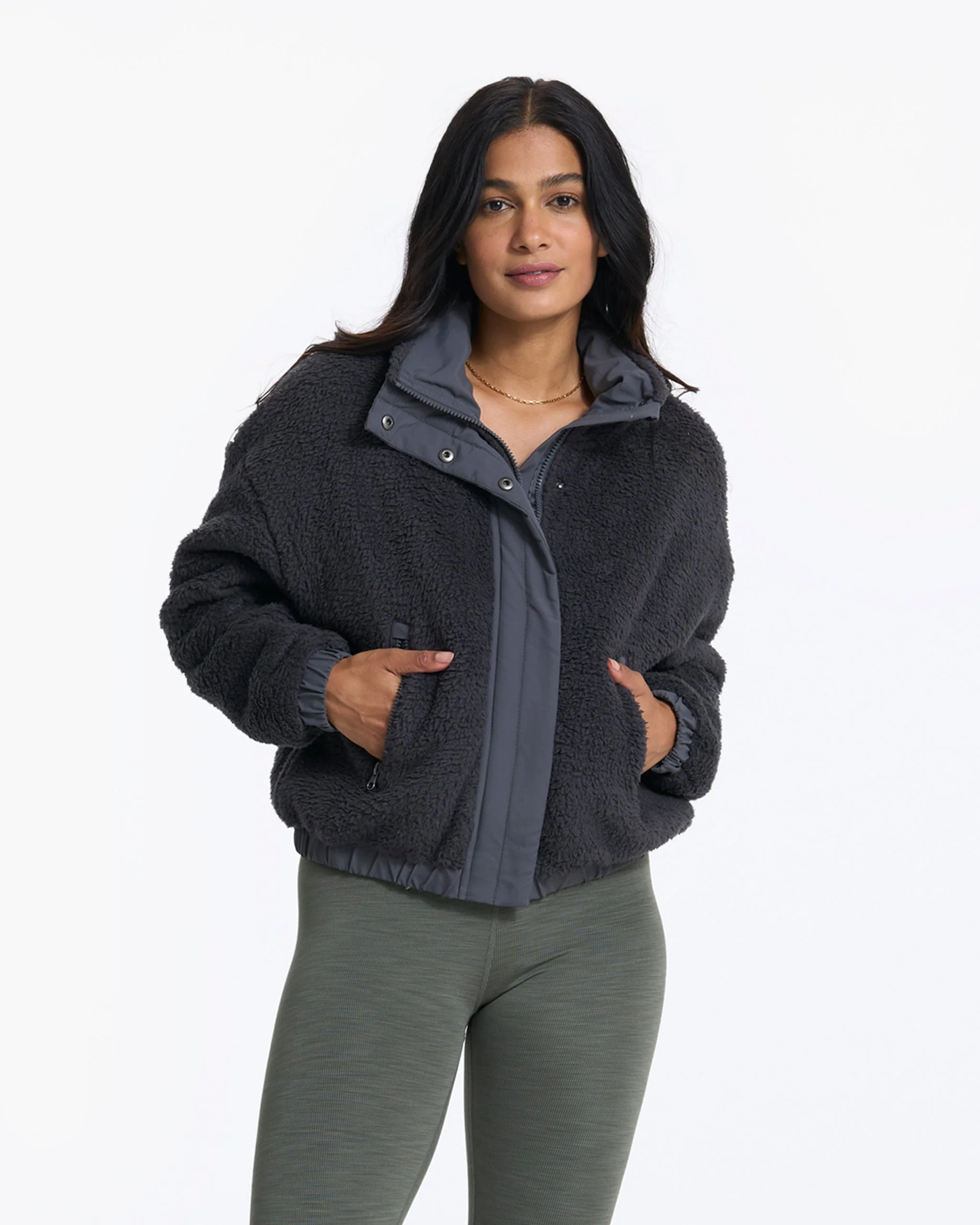 15605-cozy-sherpa-jacket-charcoal-1.webp Cozy Sherpa Jacket | Charcoal