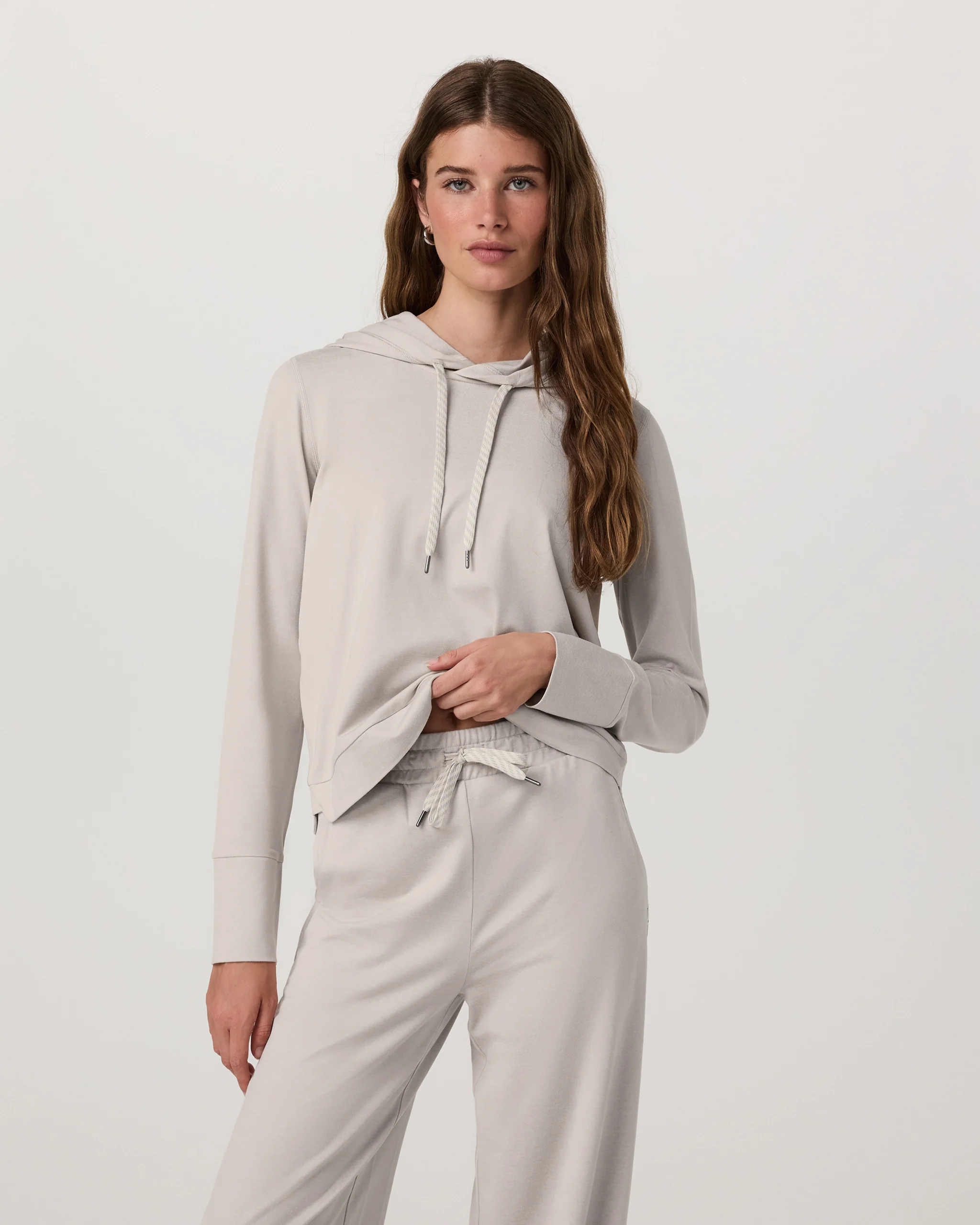 15613-halo-essential-hoodie-ecru-heather-1.webp Halo Essential Hoodie | Ecru Heather