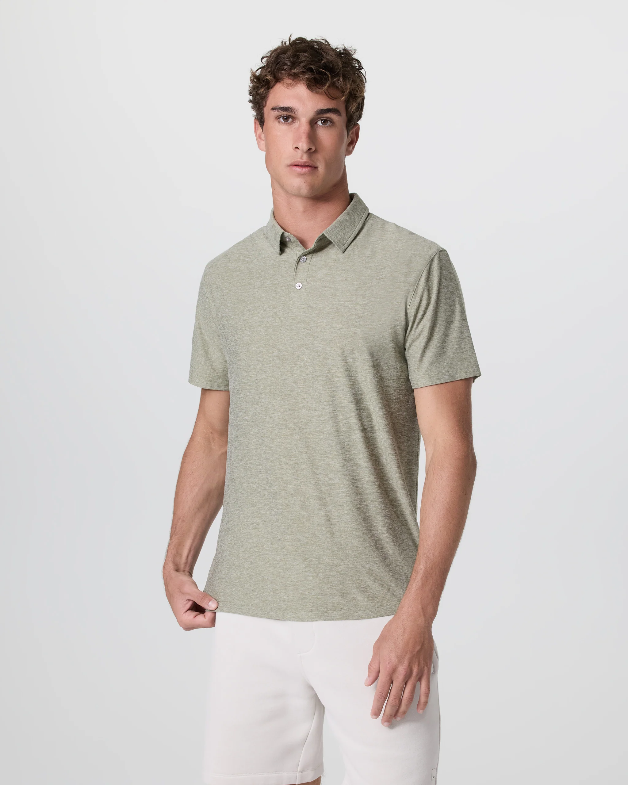 15821-strato-tech-polo-agave-green-heather-1.webp Strato Tech Polo | Agave Green Heather
