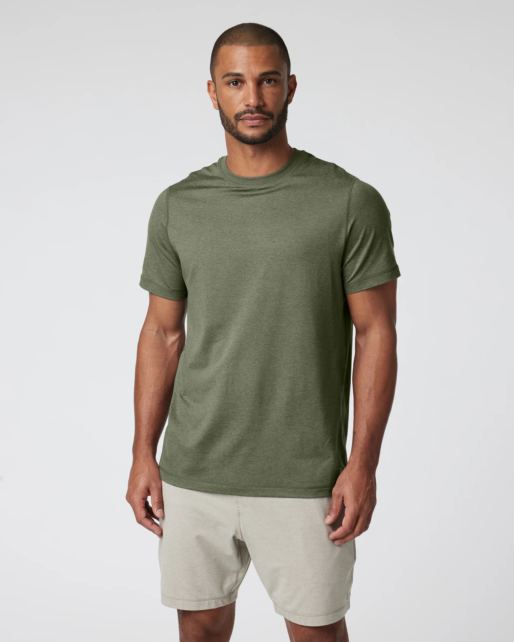 Short Sleeve Ponto Performance Tee | Dark Metal Heather