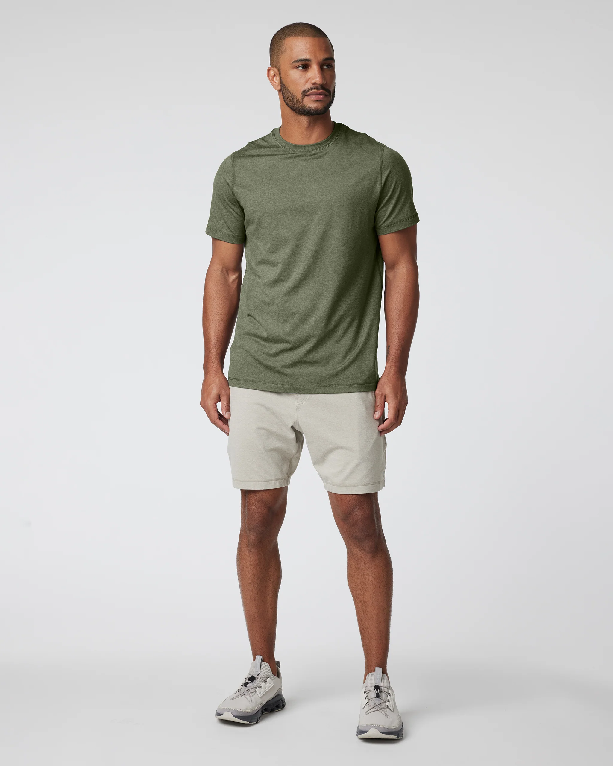 Short Sleeve Ponto Performance Tee | Dark Metal Heather