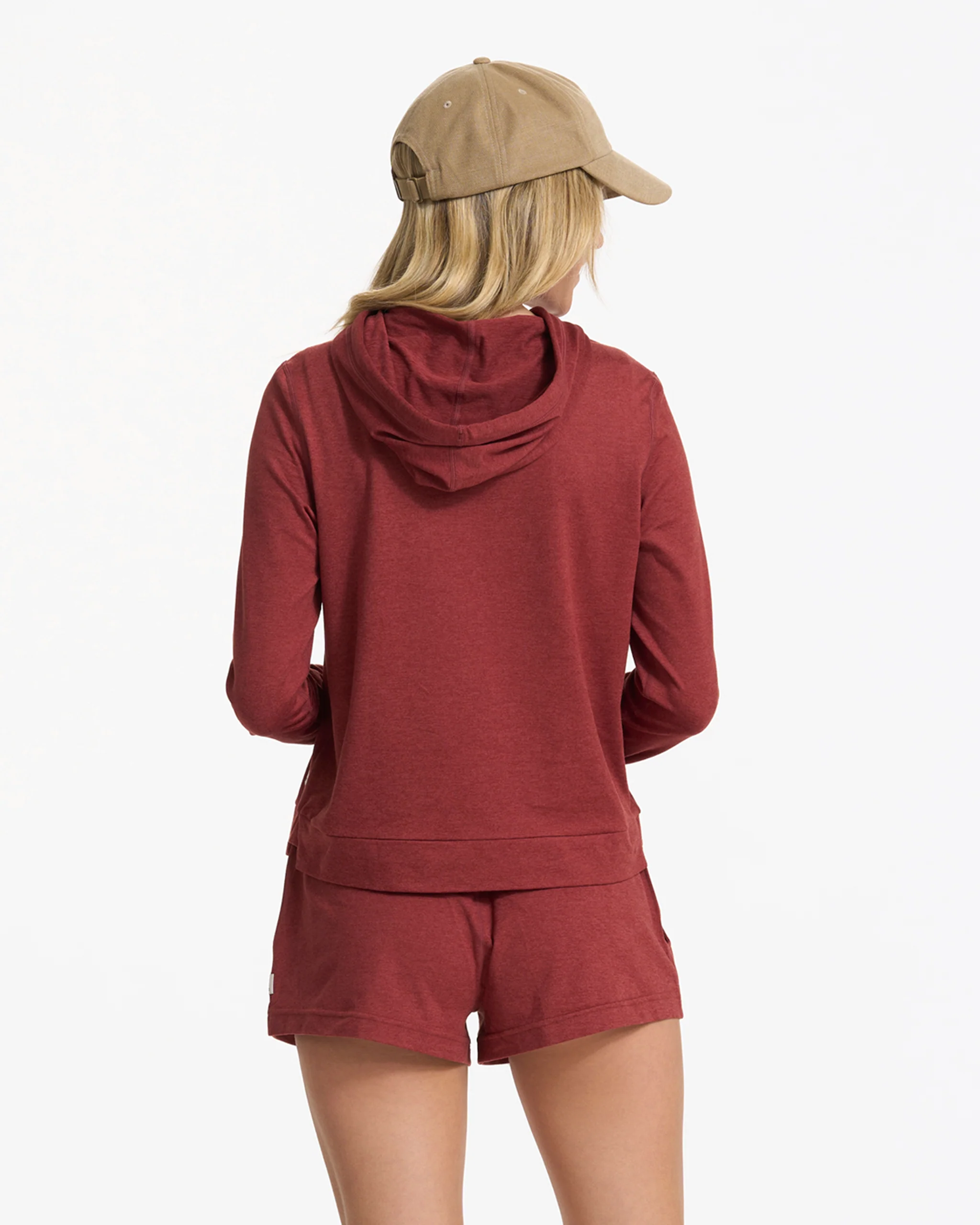 Halo Essential Hoodie | Currant Heather