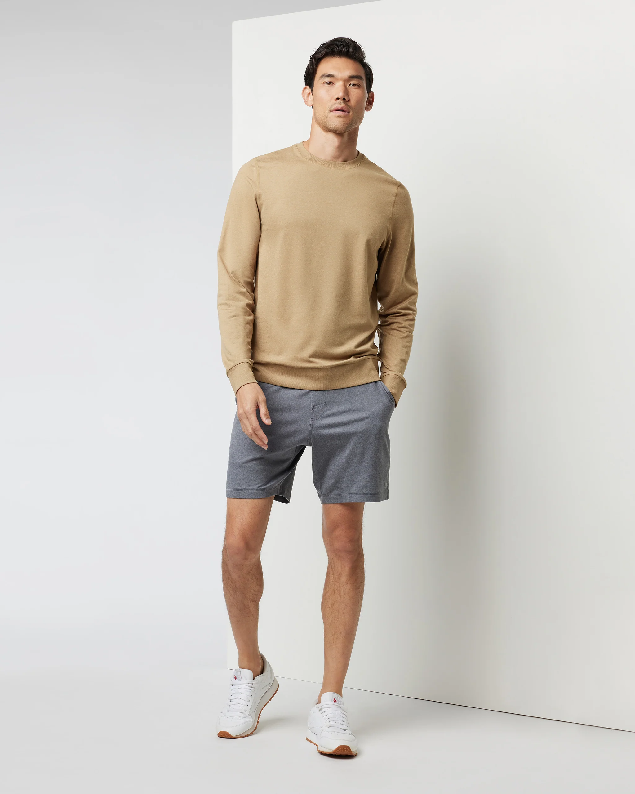 16055-ponto-performance-short-7-zinc-heather-3.webp Ponto Performance Short 7" | Zinc Heather