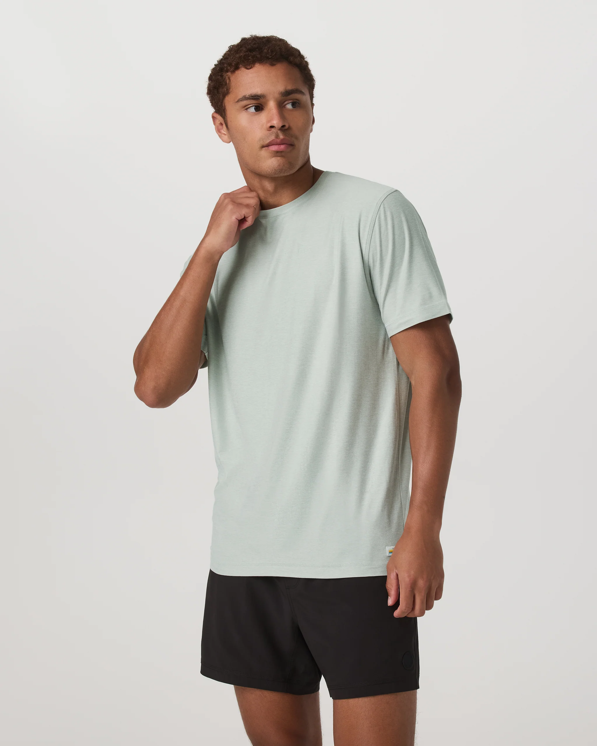 Strato Tech Tee | Storm Blue Heather