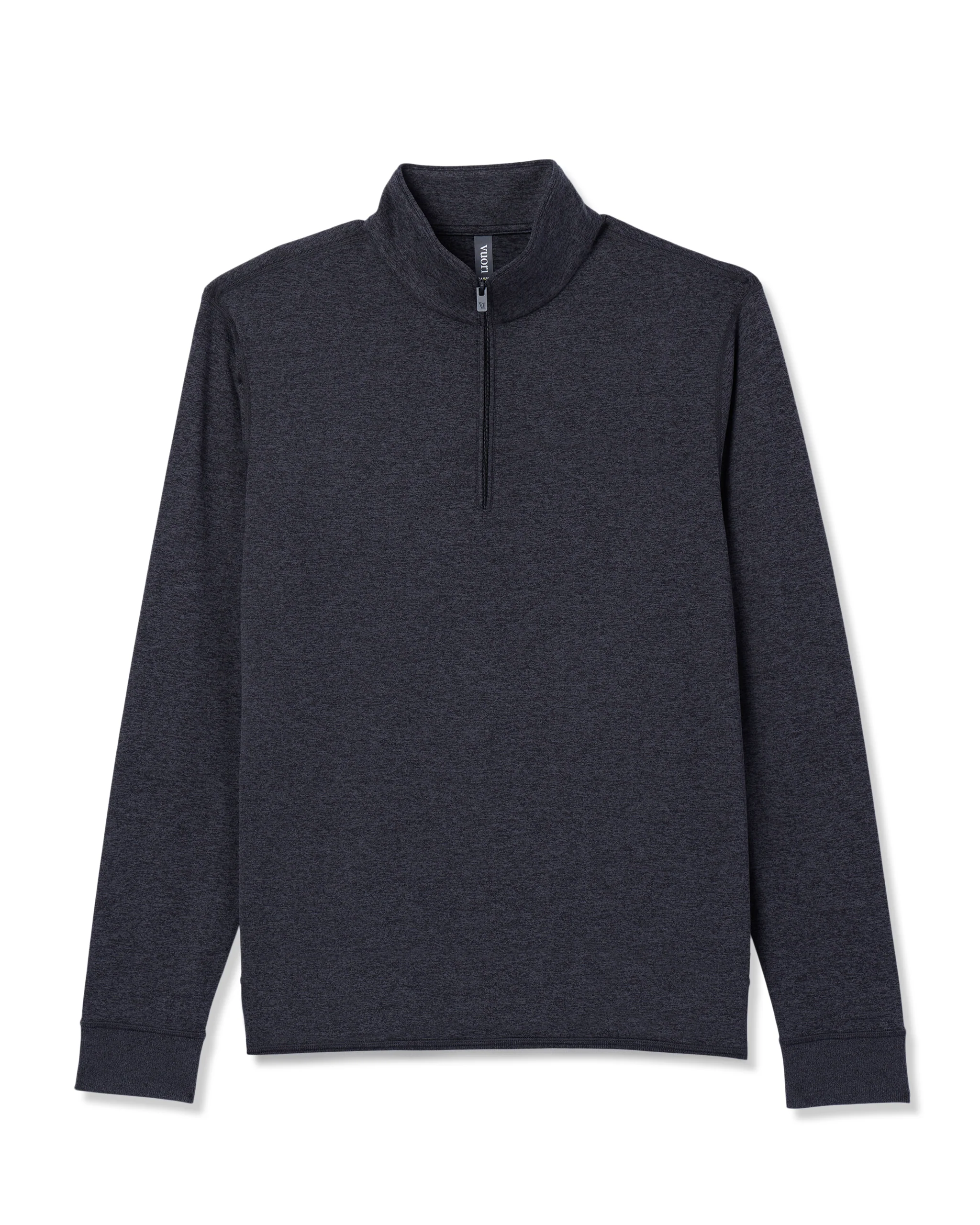Ponto Half Zip Mock Neck | Charcoal Heather