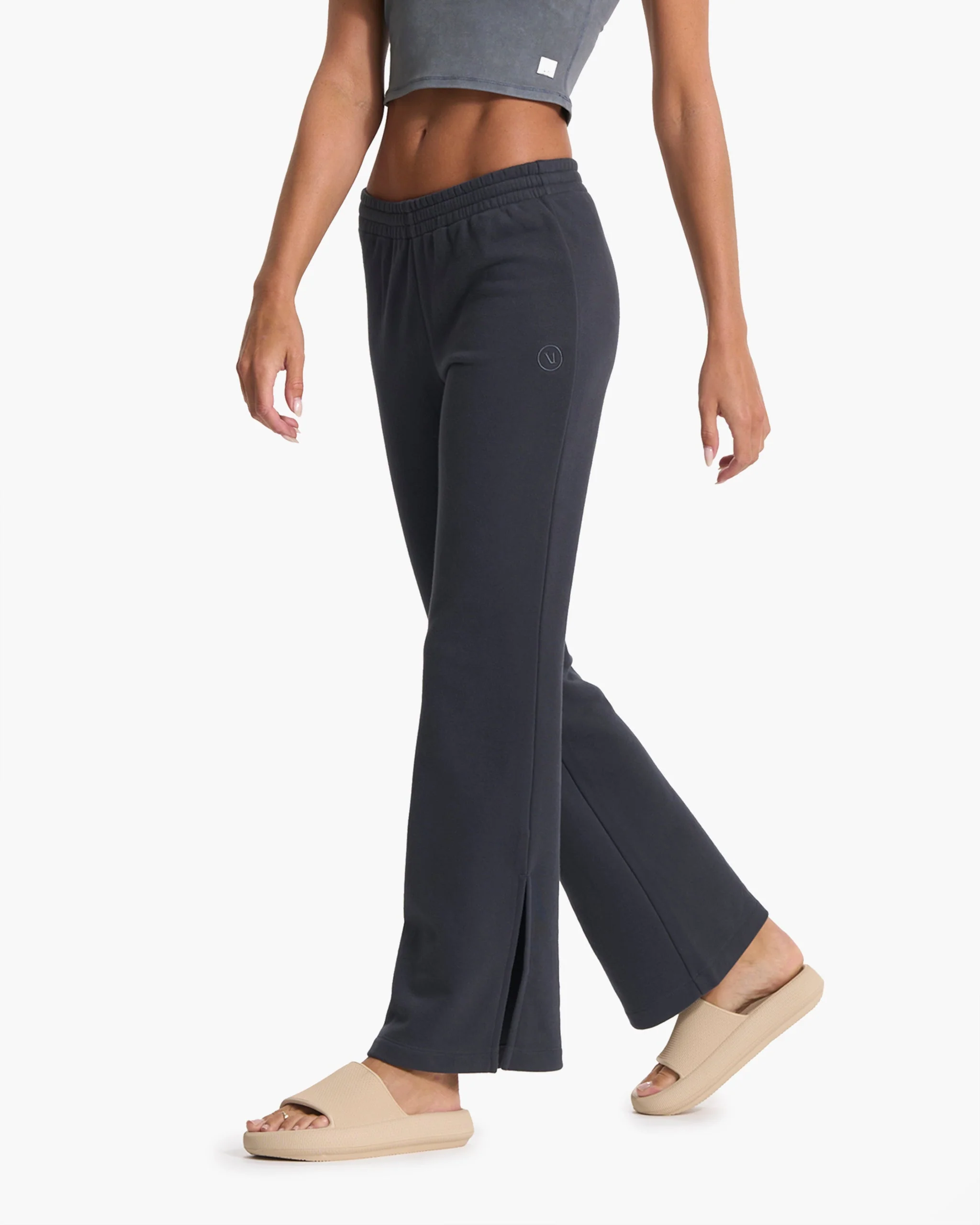 Sedona Wideleg Sweatpant | Charcoal