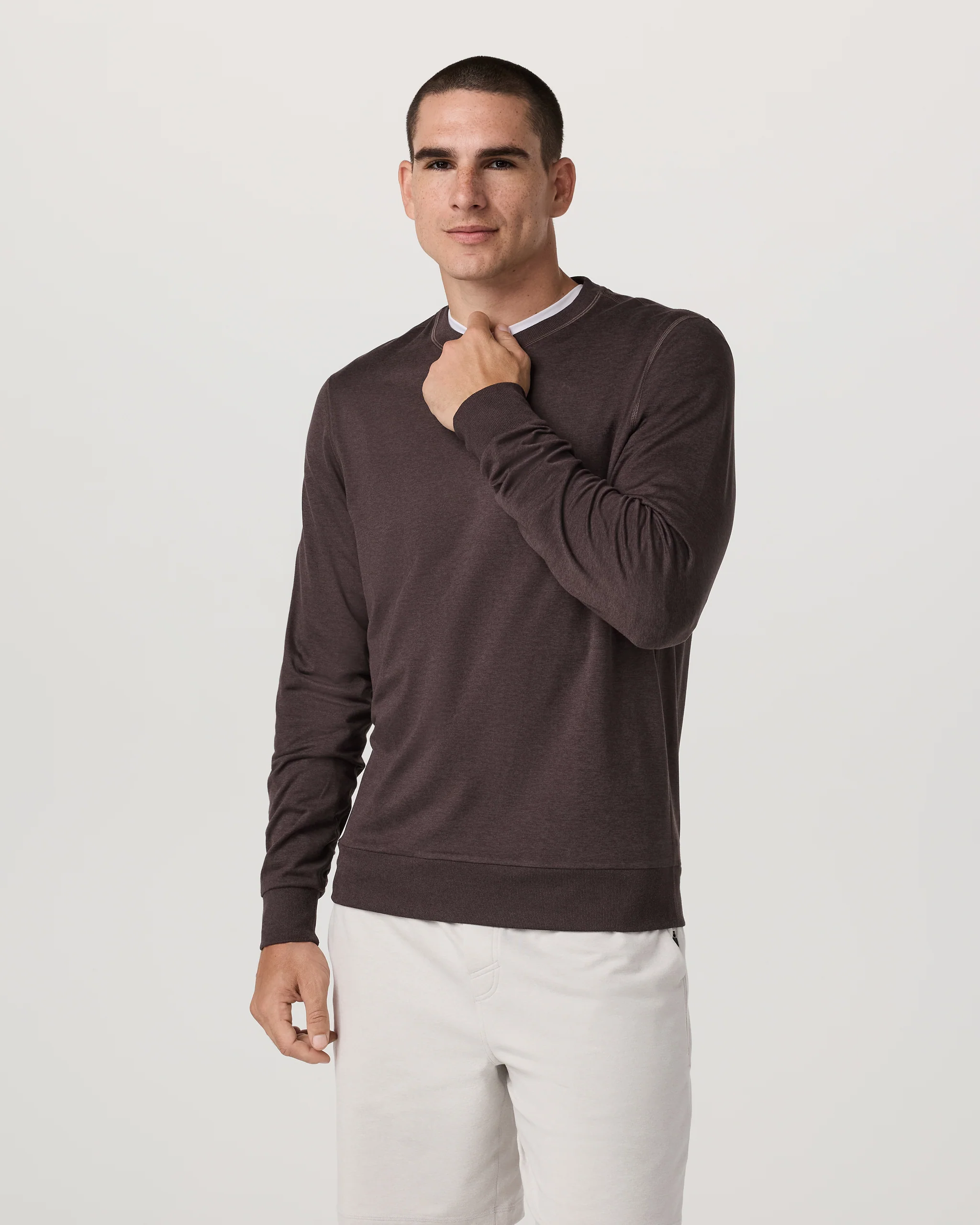 Ponto Performance Crew | Sangria Heather