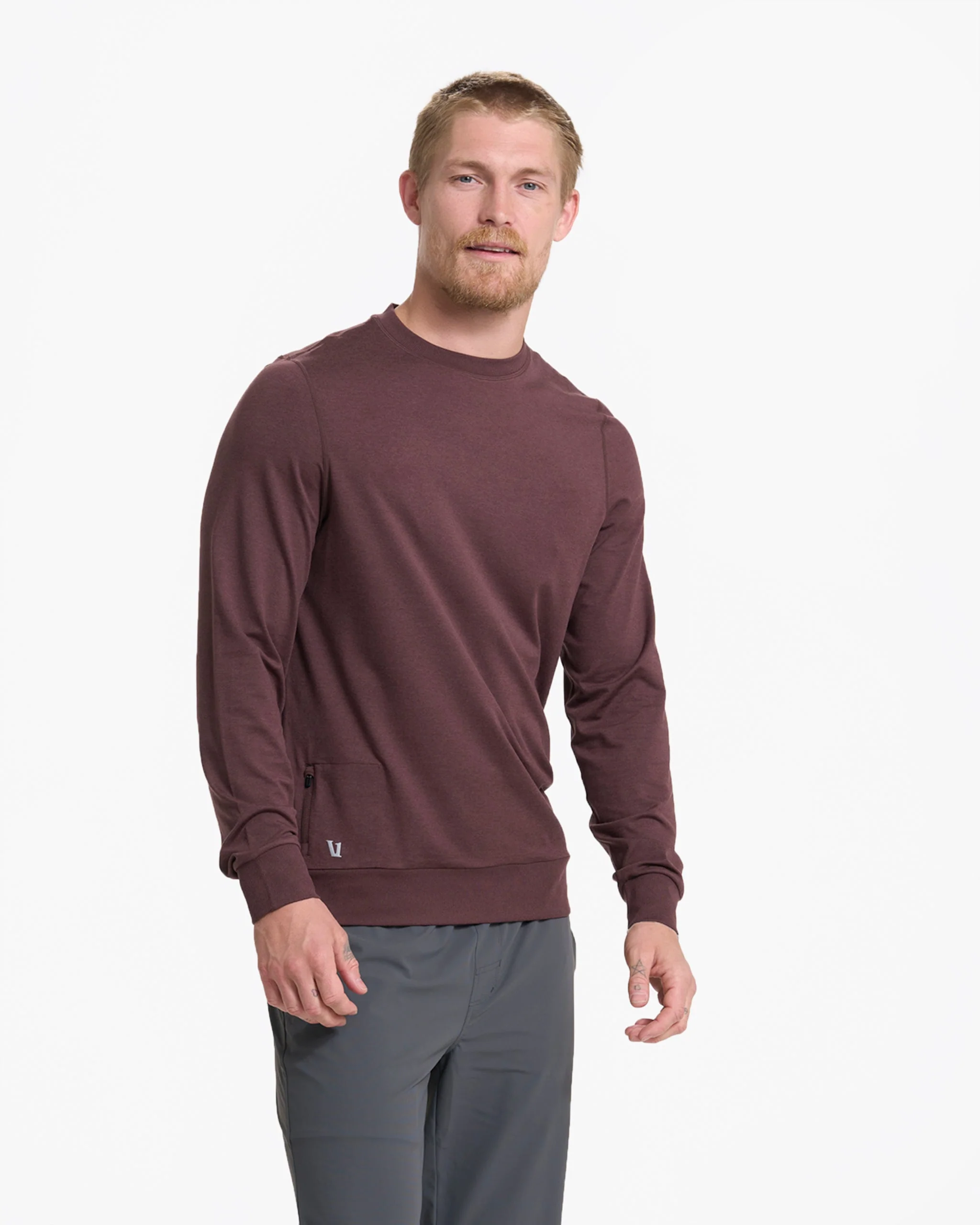 Ponto Performance Crew | Chestnut Heather
