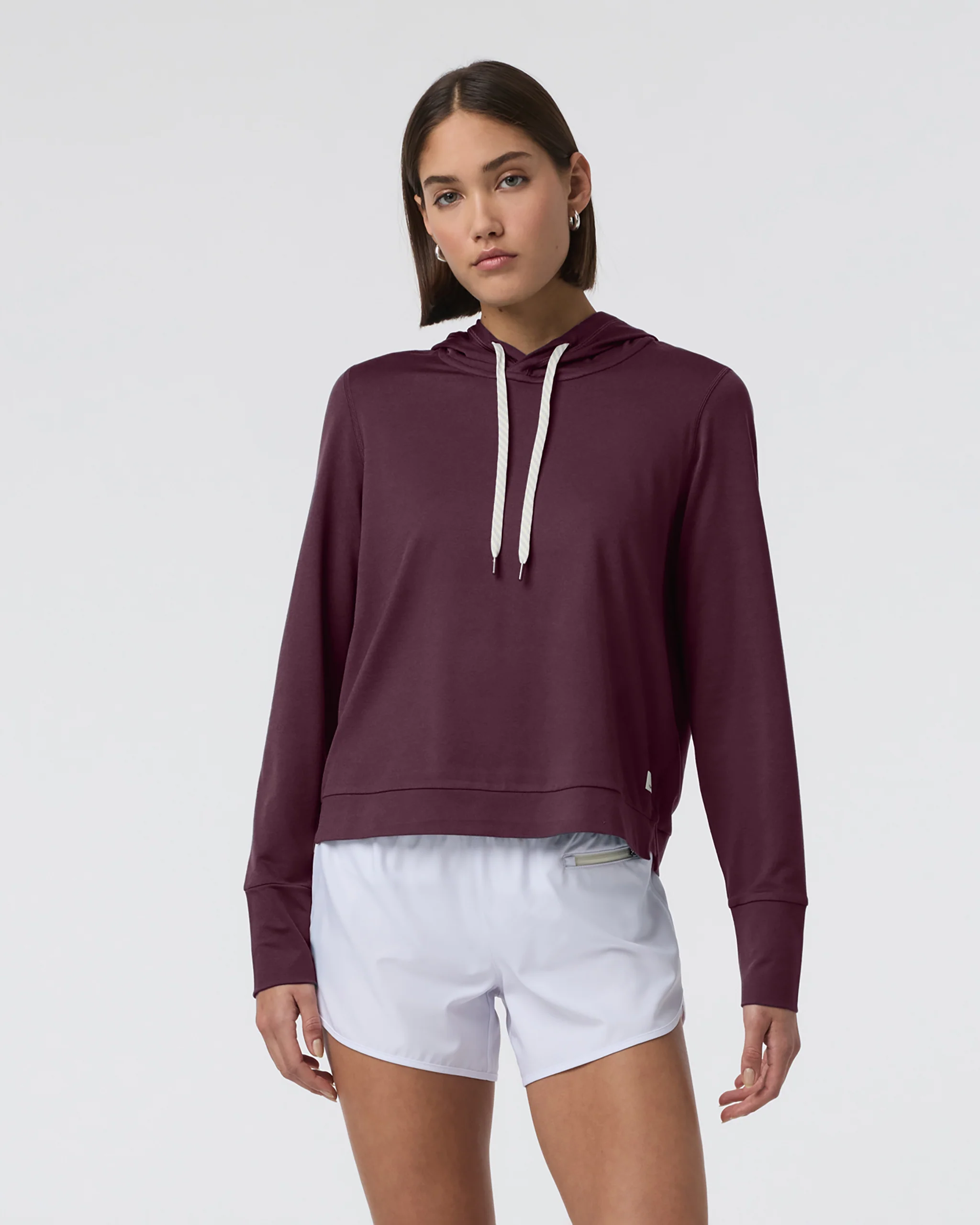 Halo Essential Hoodie | Cerise Heather