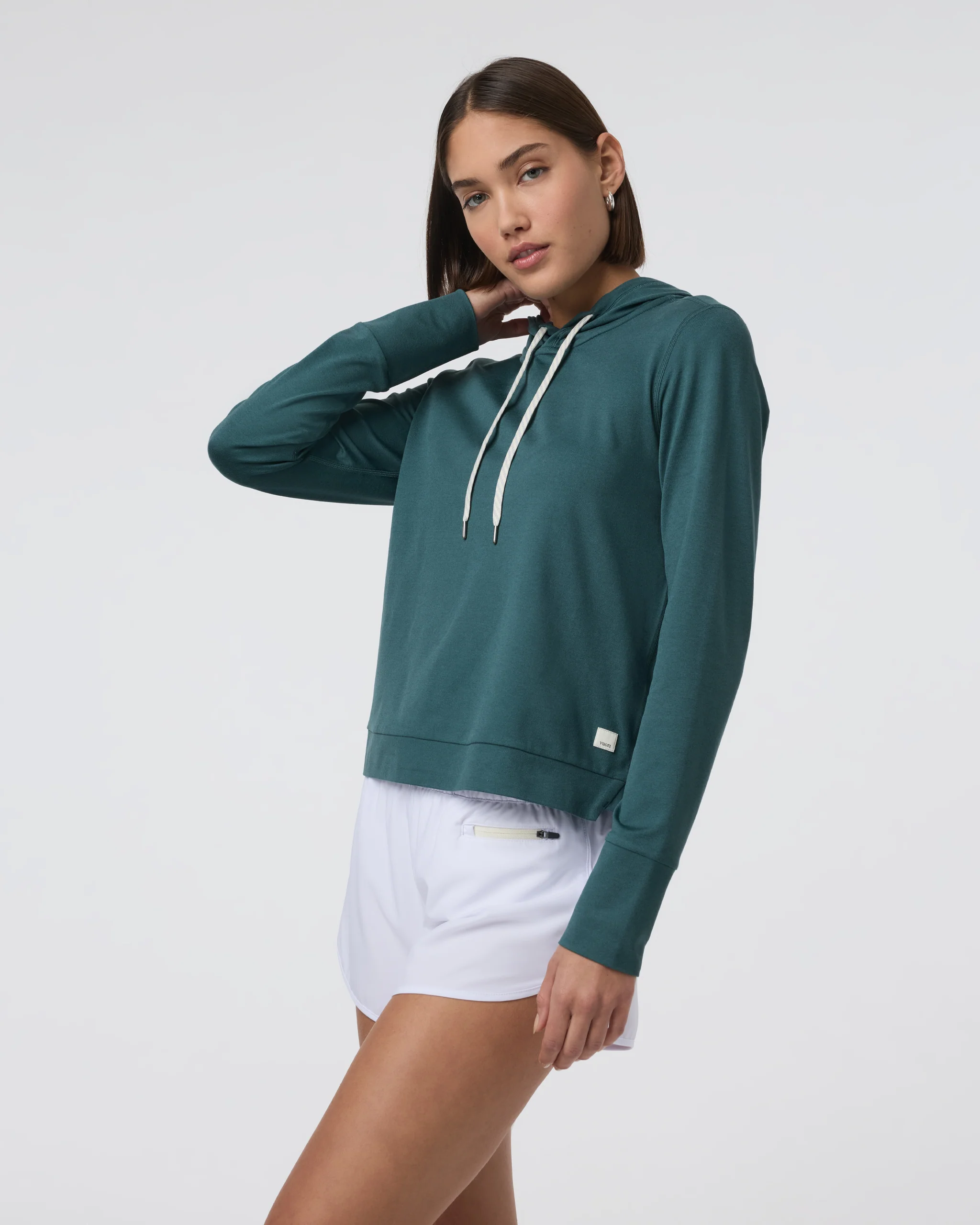 16654-halo-essential-hoodie-moss-heather-1.webp Halo Essential Hoodie | Moss Heather