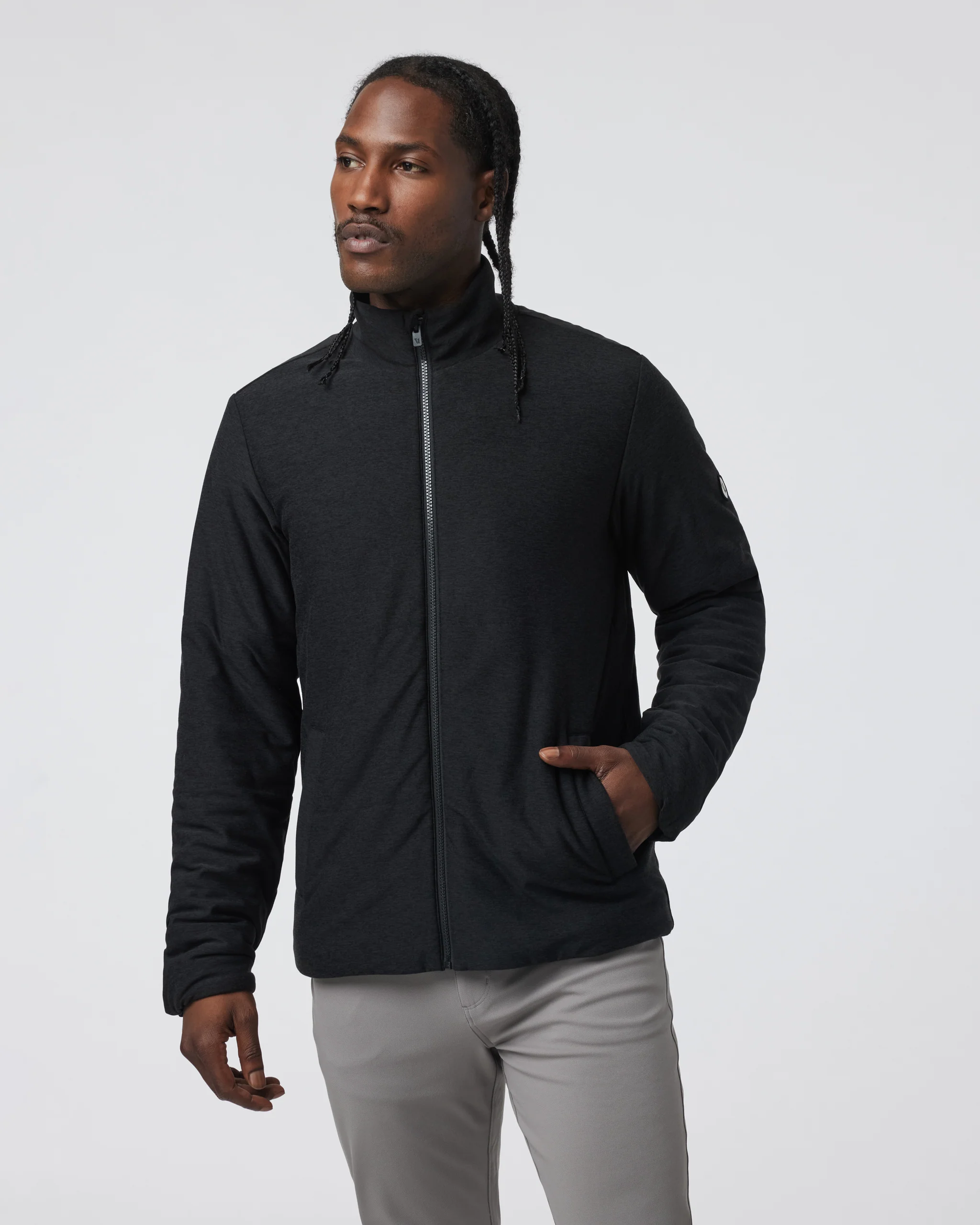 Ponto Insulated Jacket | Black Heather
