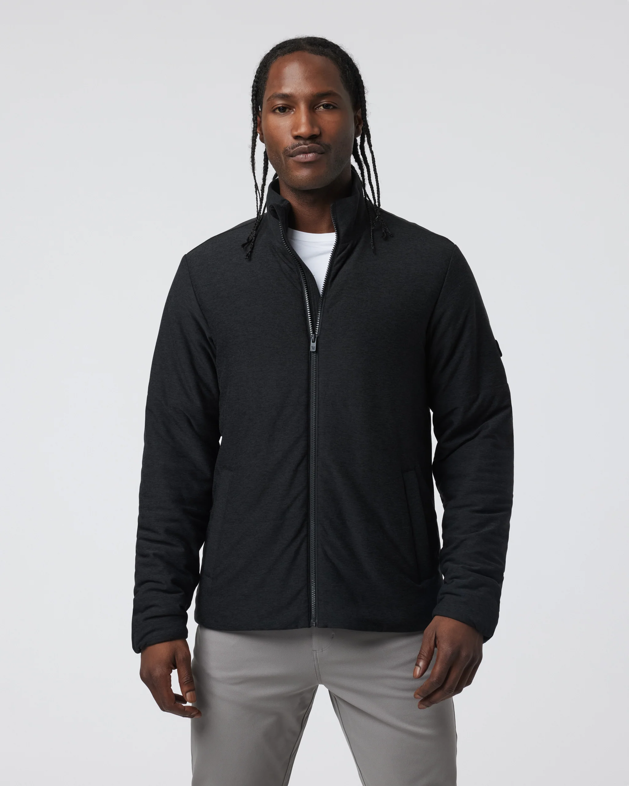 Ponto Insulated Jacket | Black Heather