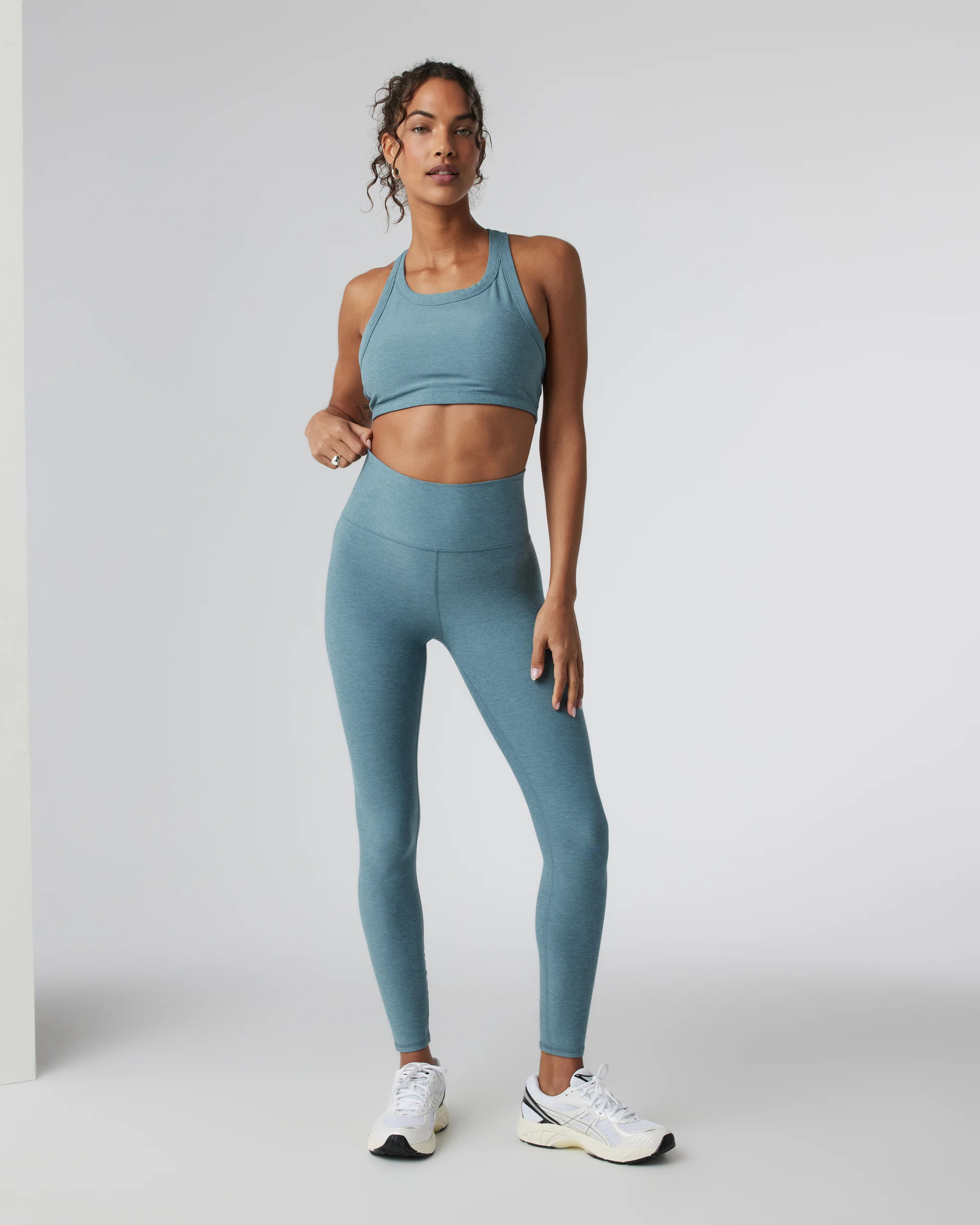 Clean Elevation Legging | Smoke Blue Heather