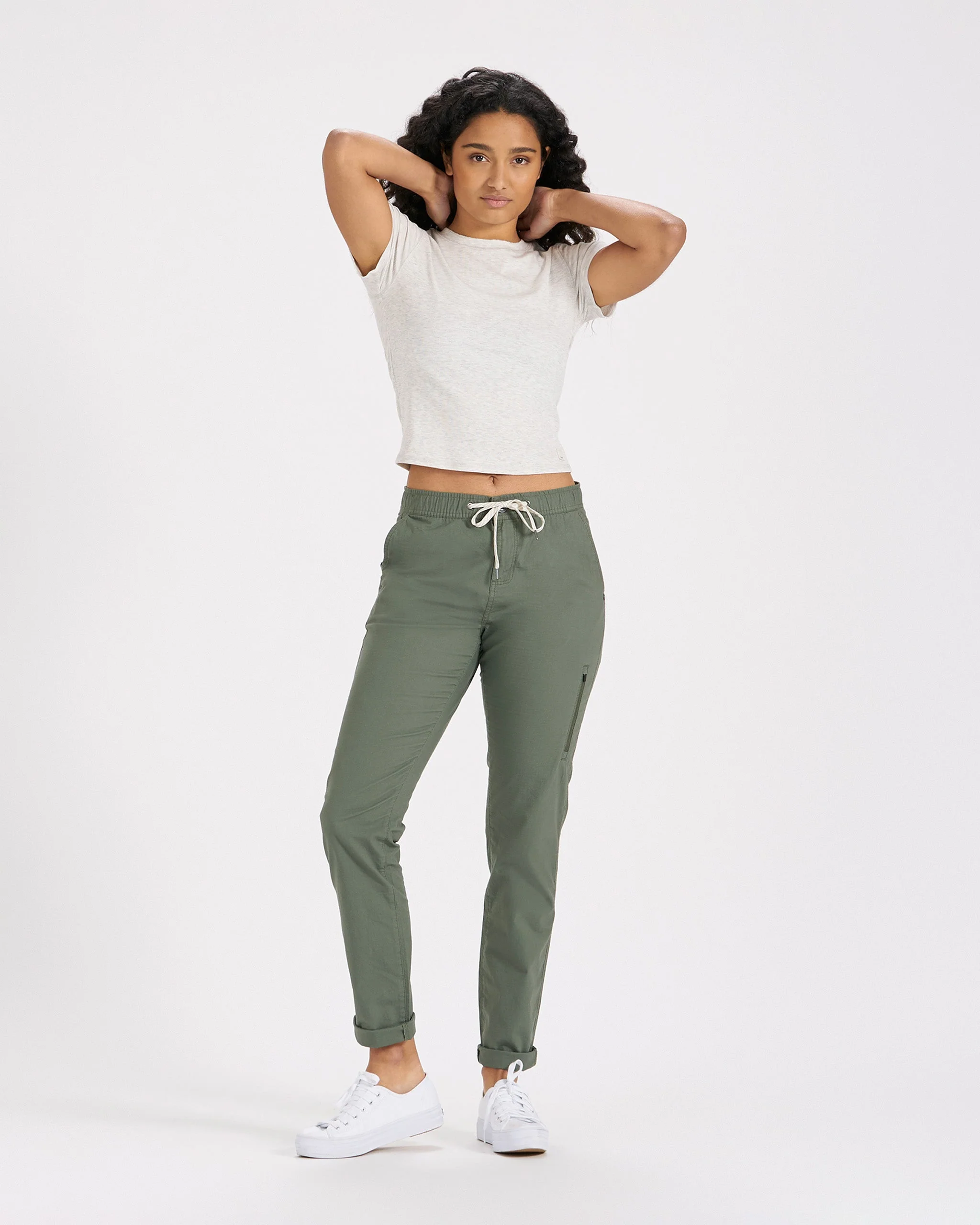 Womens Ripstop Pant - Long | Army