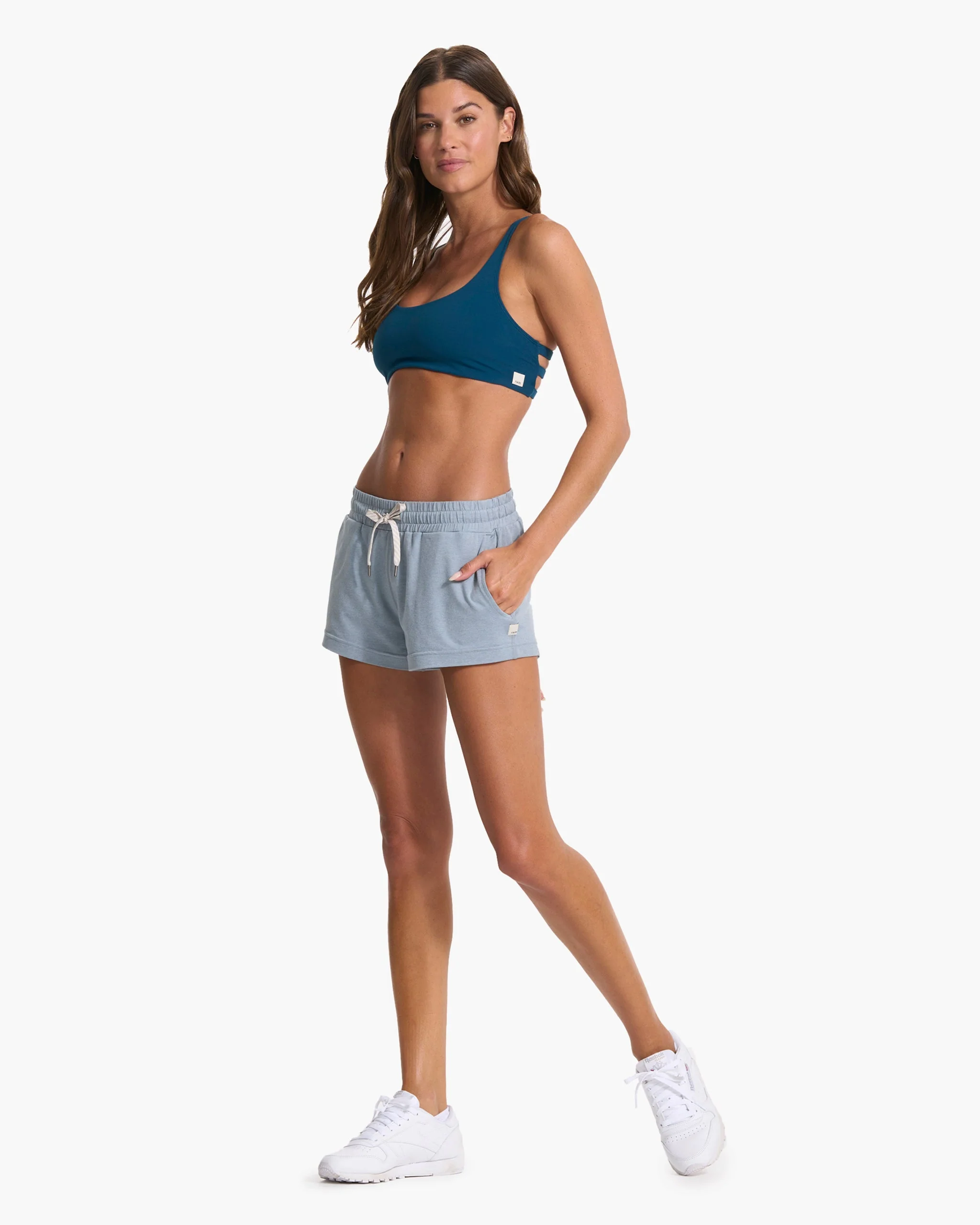 Halo Performance Short | Light Cloud Heather