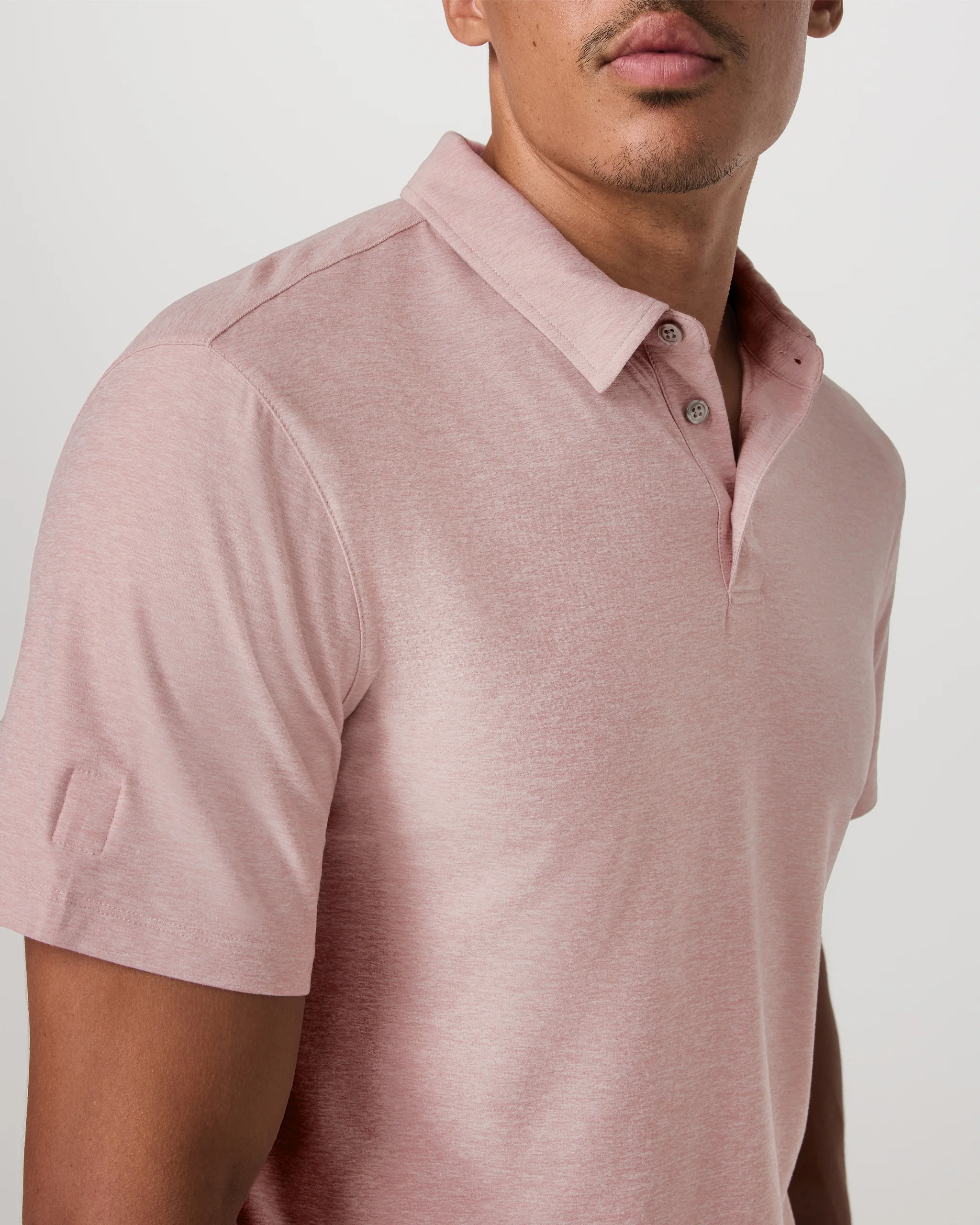 Strato Tech Polo | Faded Rose Heather