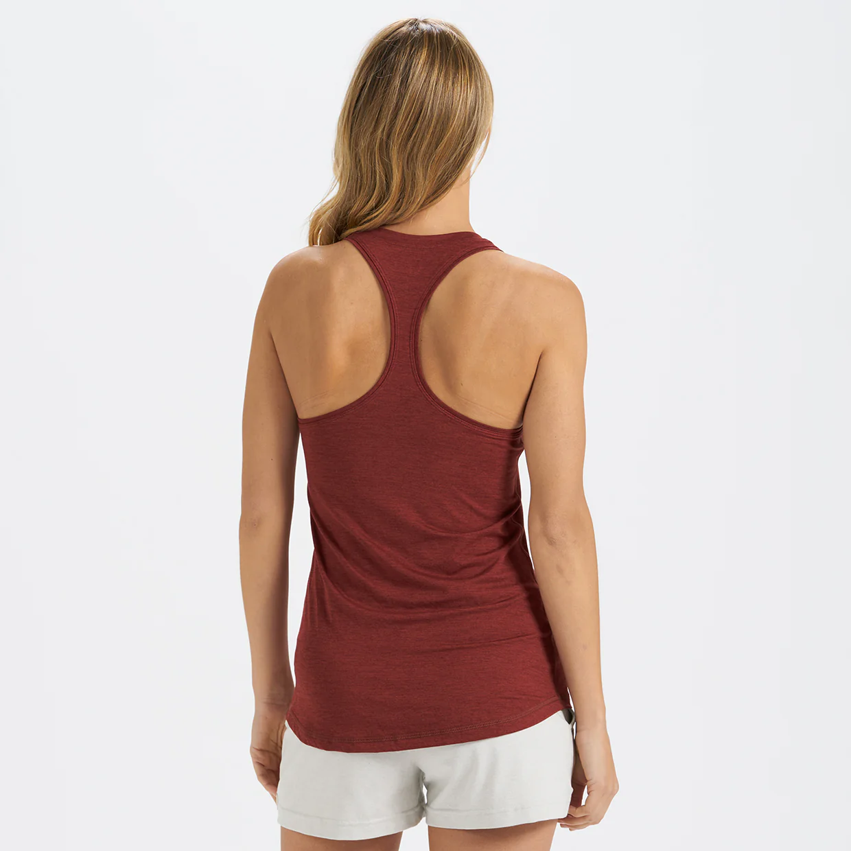 Lux Performance Tank | Spice Heather