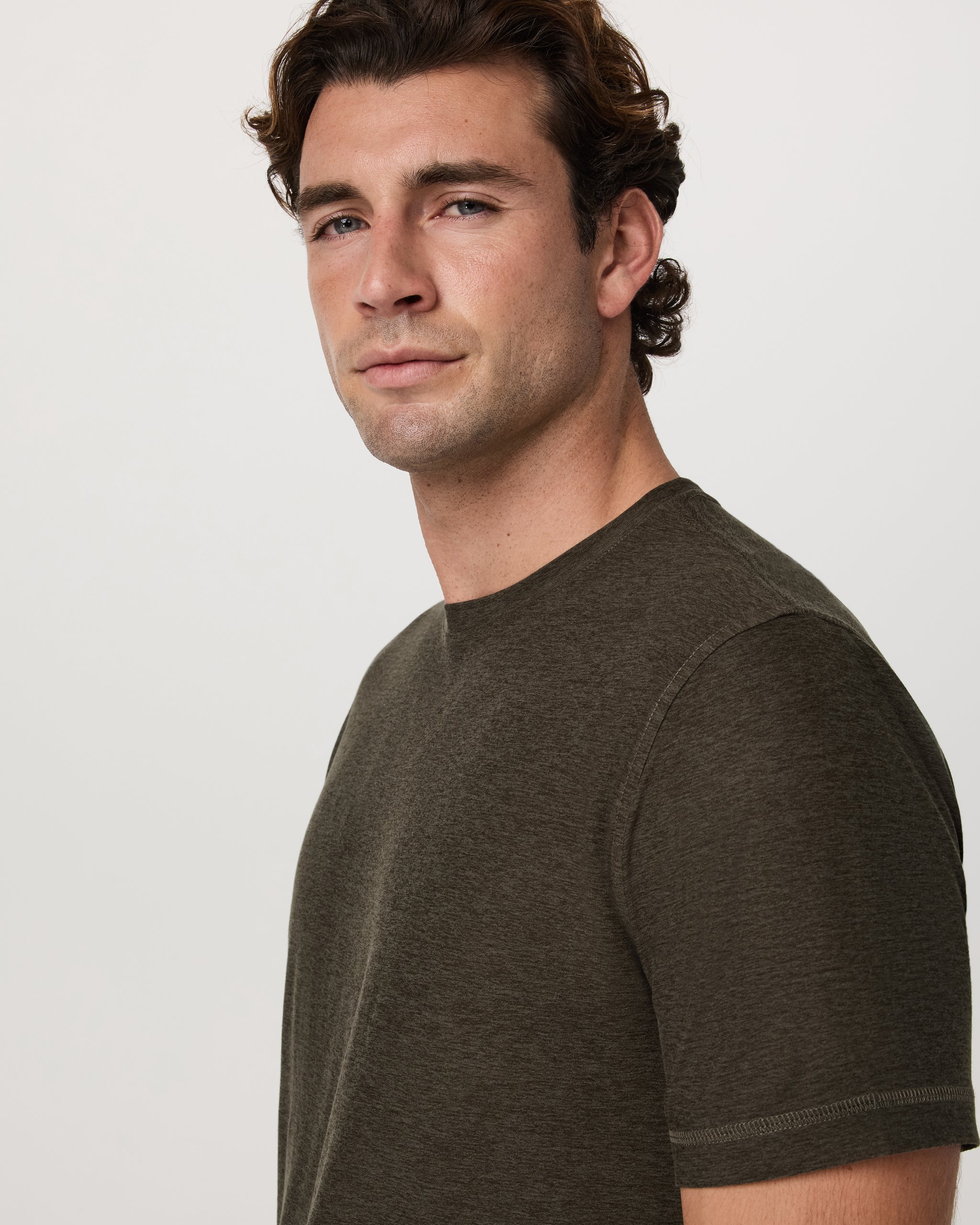Strato Tech Tee | Dark Oregano Heather