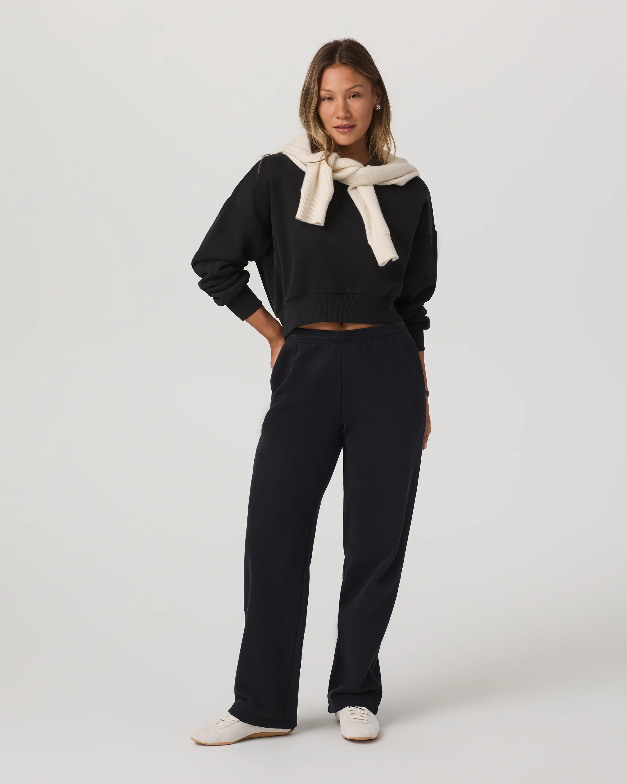 Restore Straight Leg Sweatpant | Washed Black
