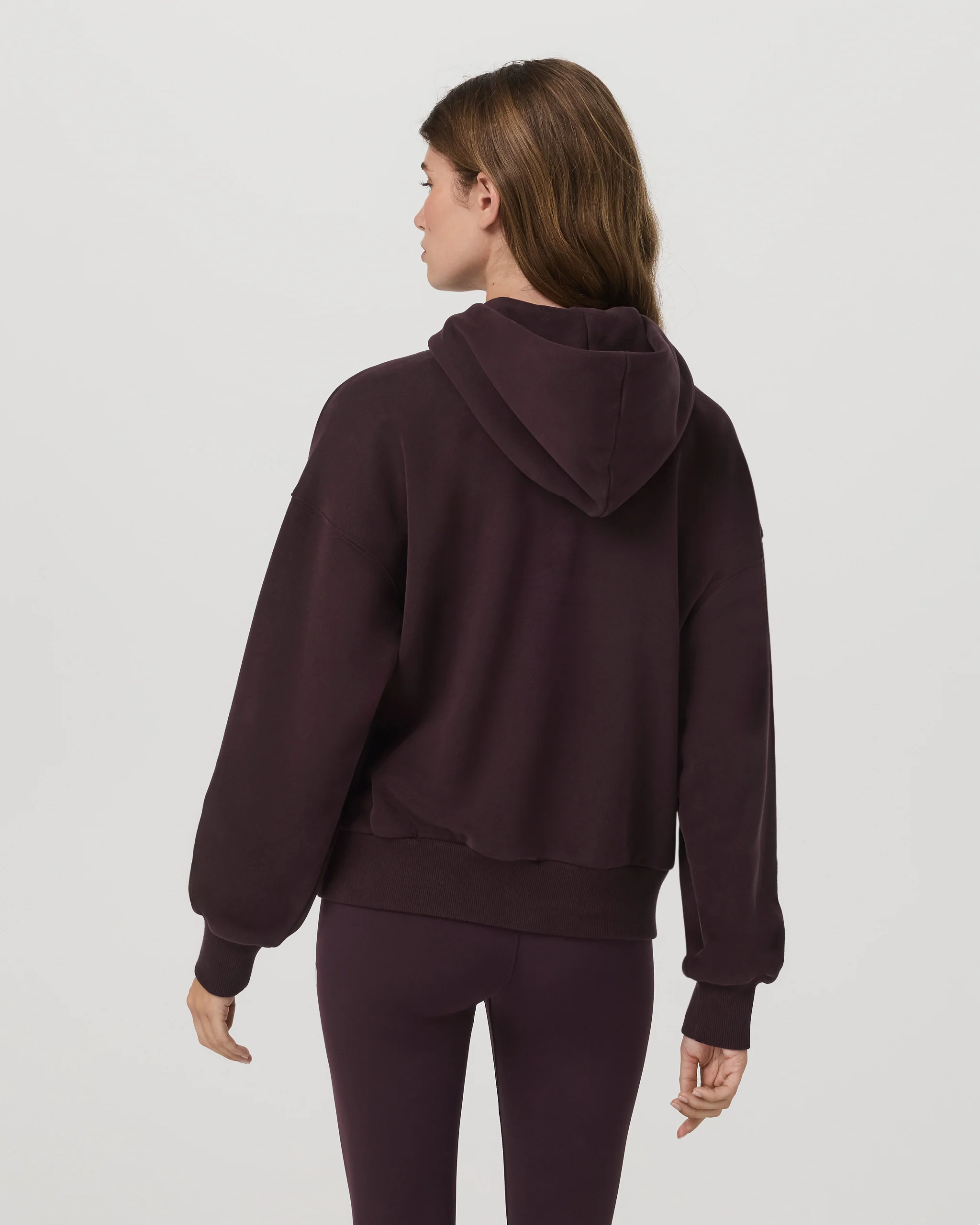 Restore Relaxed Half Zip Hoodie | Raisin