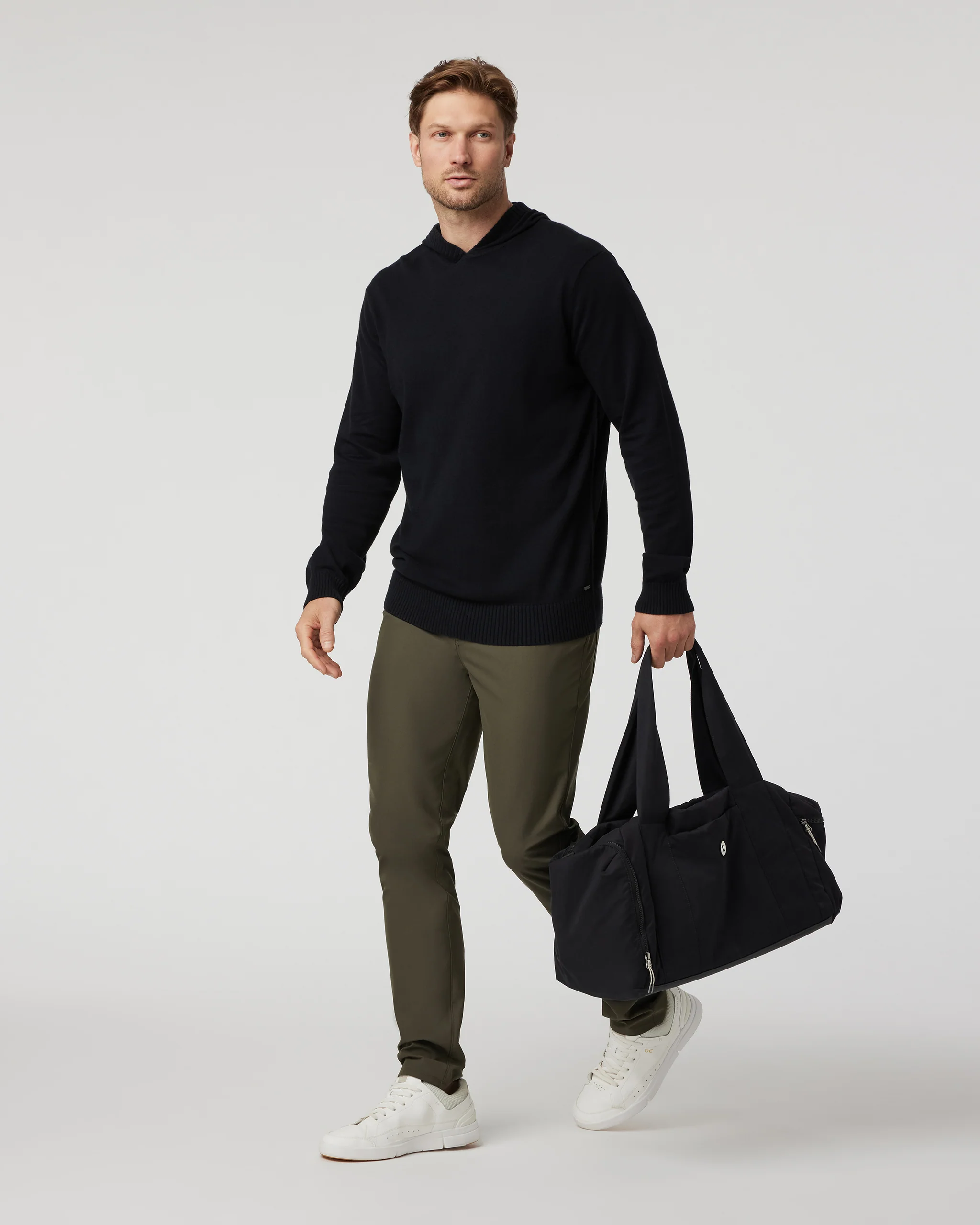Fluent Sweater Hoodie | Black