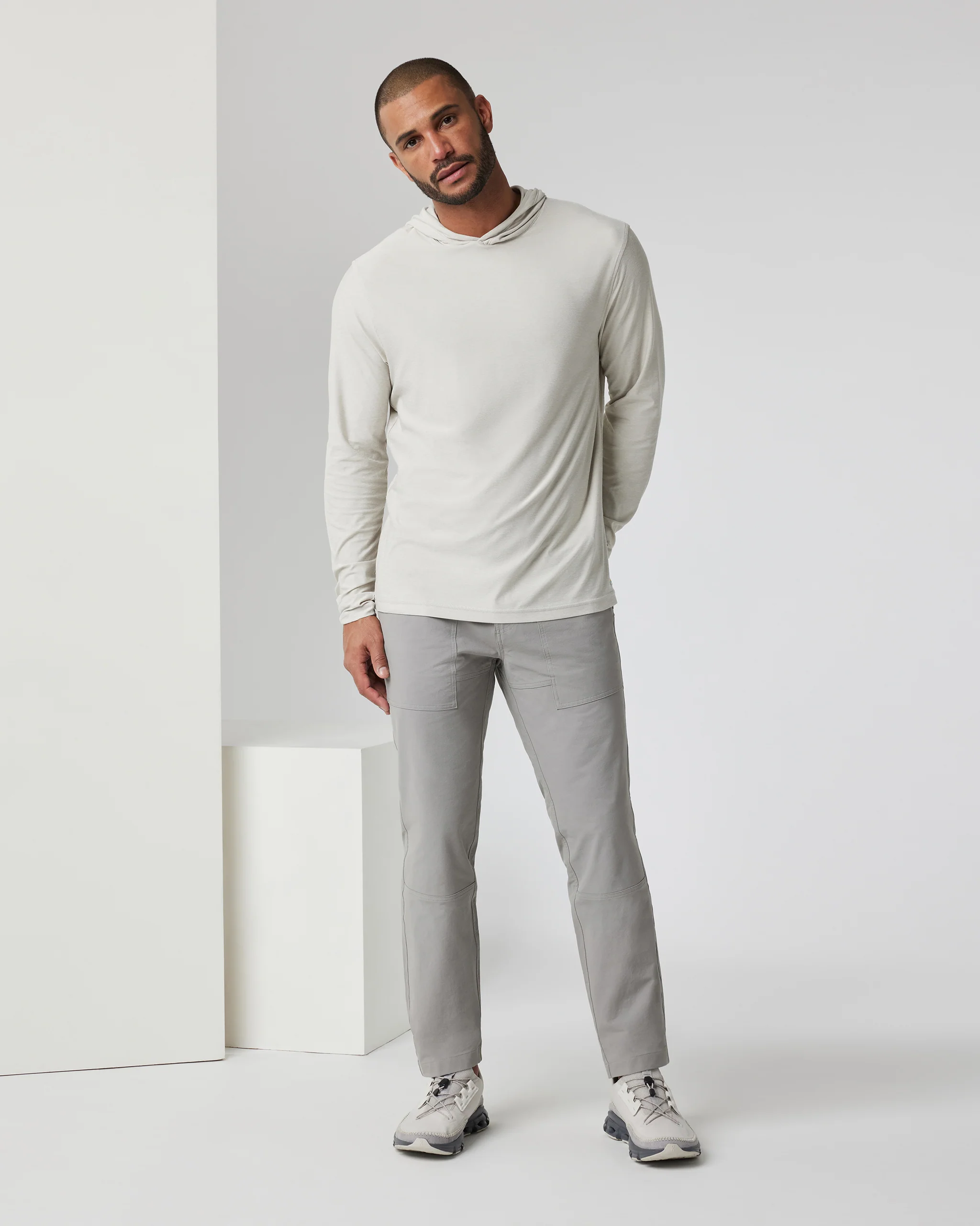 Strato Tech Hoodie | Salt Heather