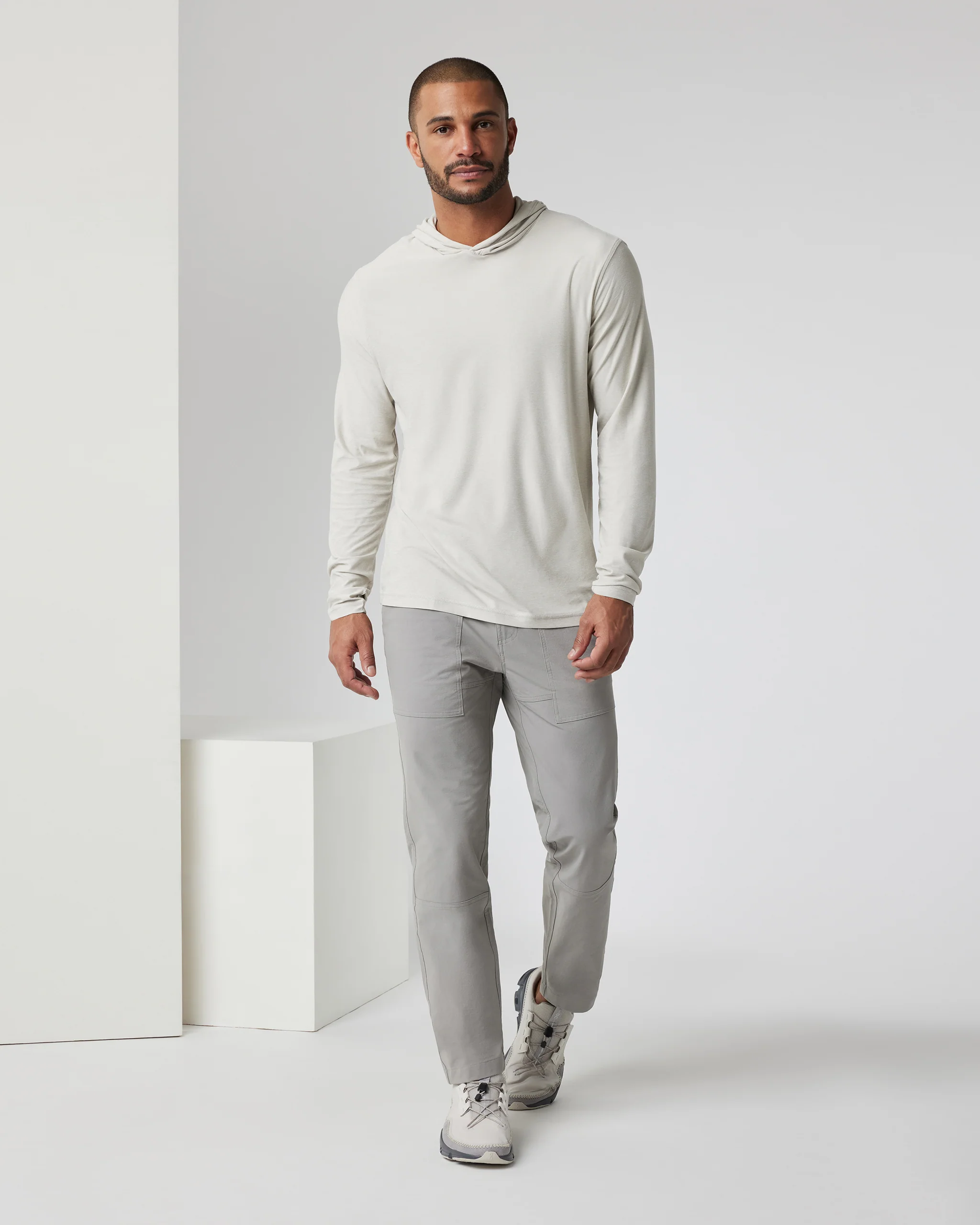 Strato Tech Hoodie | Salt Heather