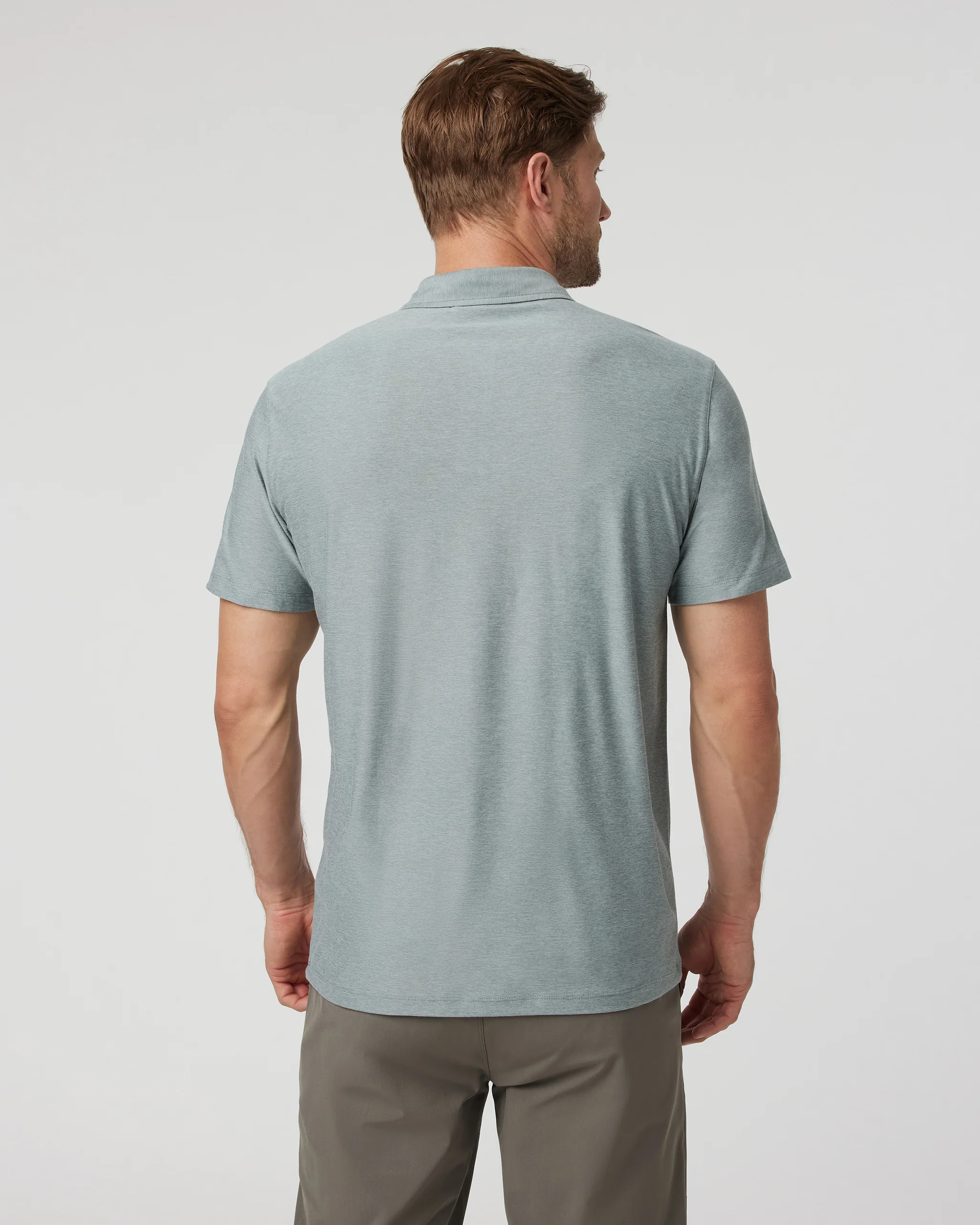 Strato Tech Polo | Vintage Pistachio Heather