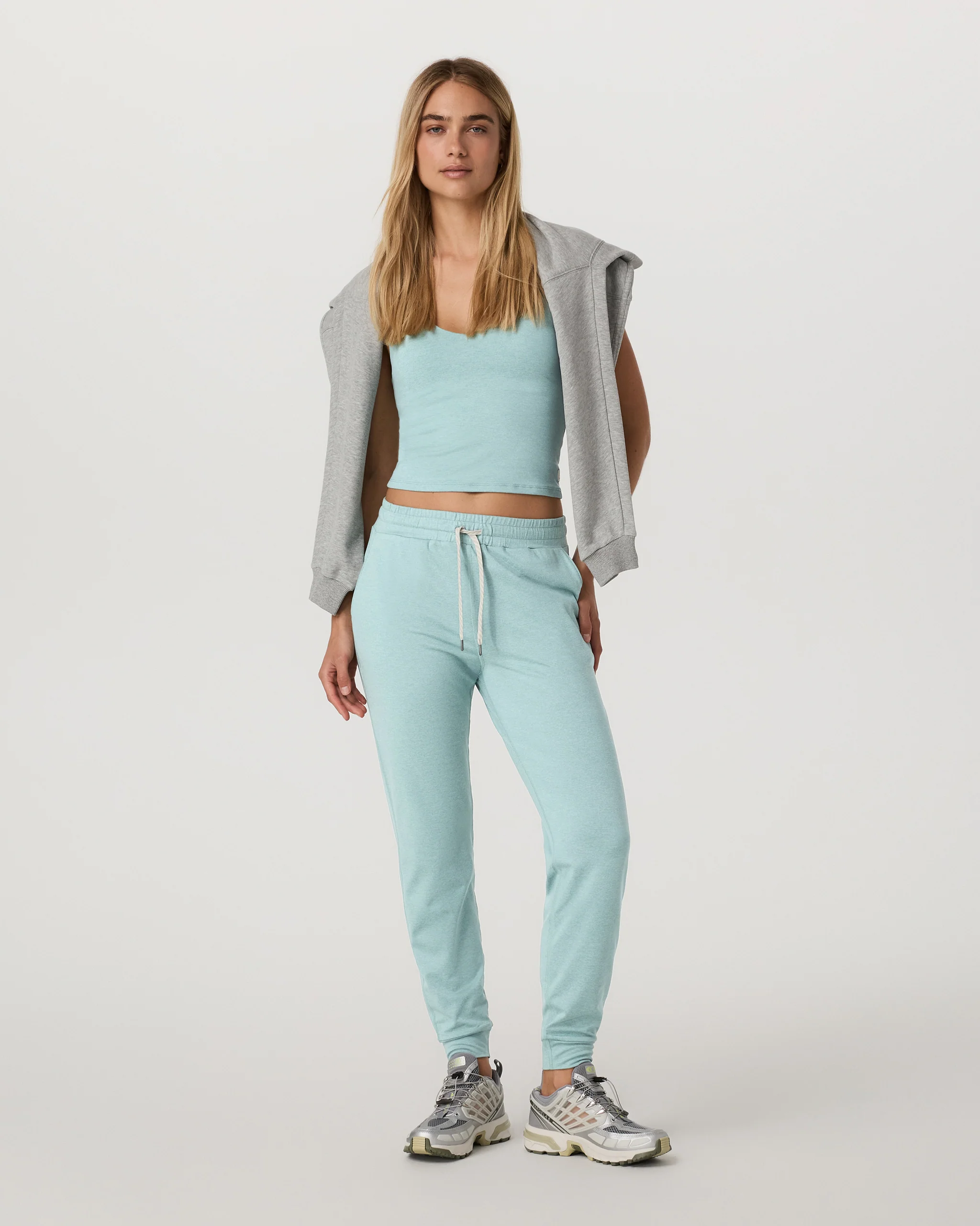 Halo Performance Crop 2.0 | Sea Spray Heather