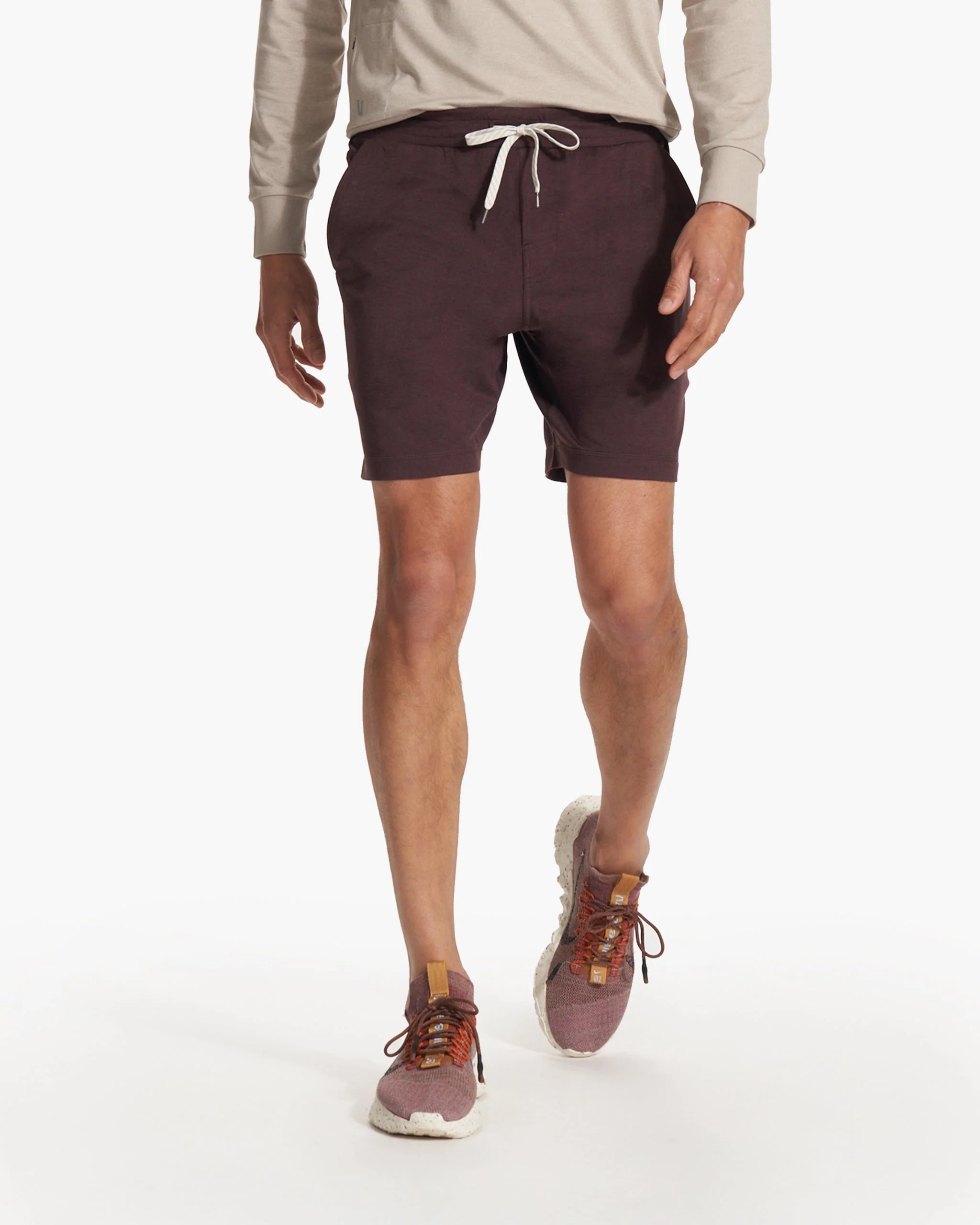 Ponto Performance Short 7" | Mahogany Heather