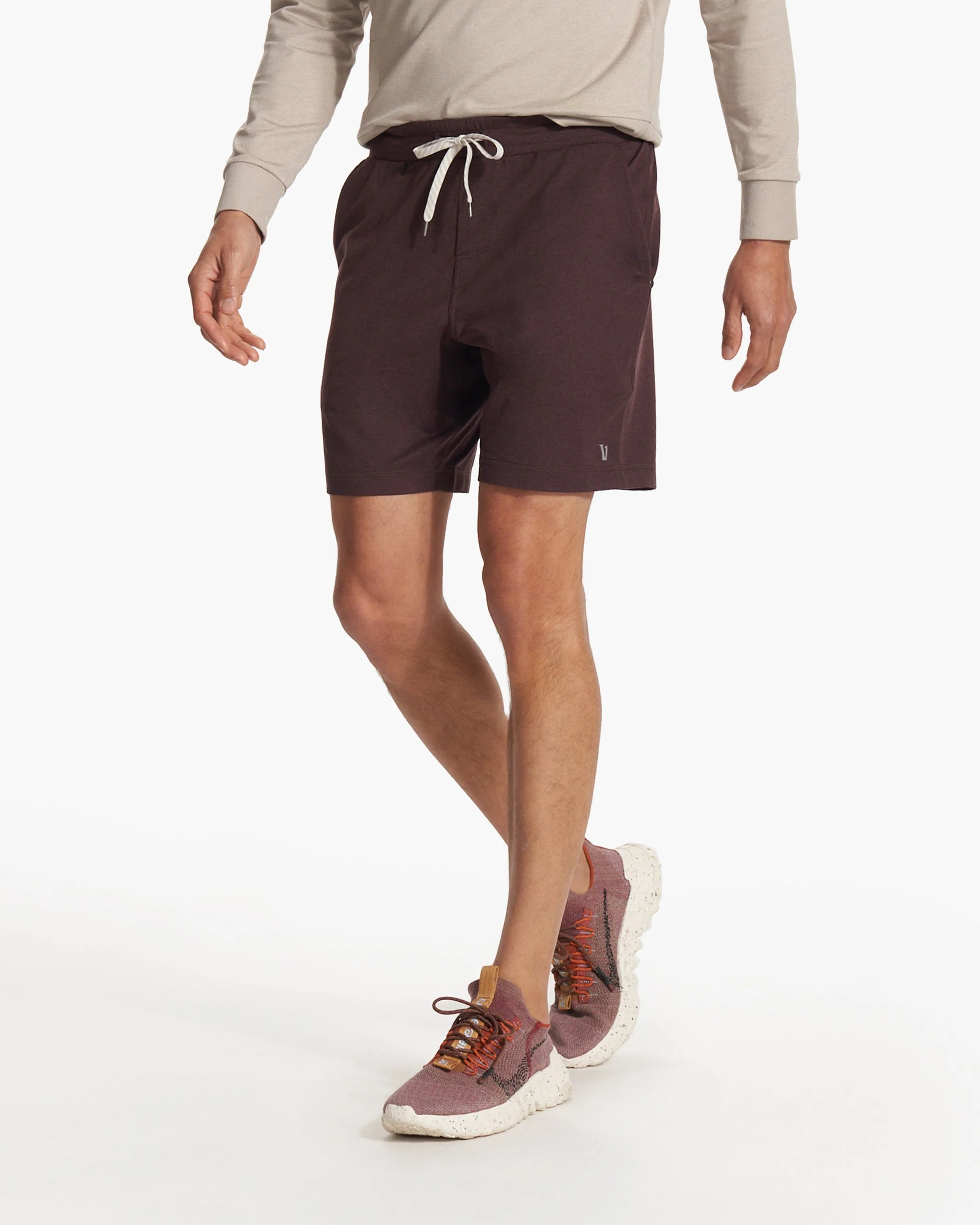 Ponto Performance Short 7" | Mahogany Heather
