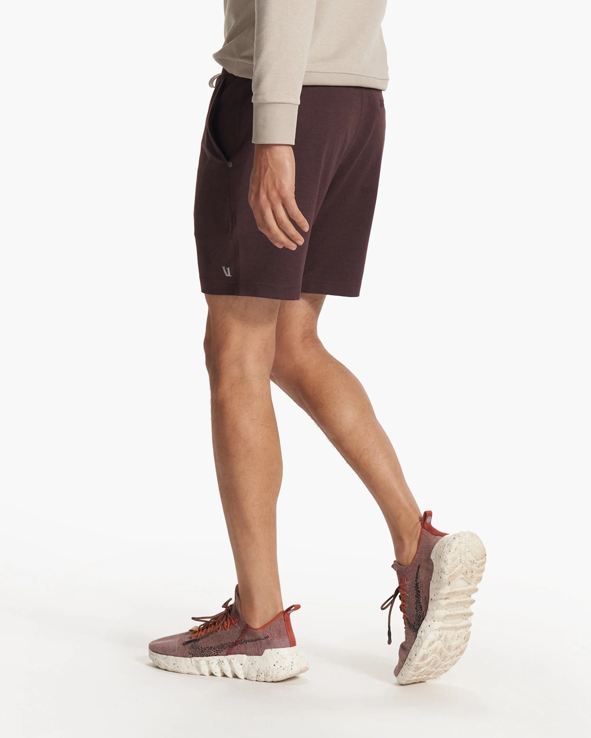 Ponto Performance Short 7" | Mahogany Heather