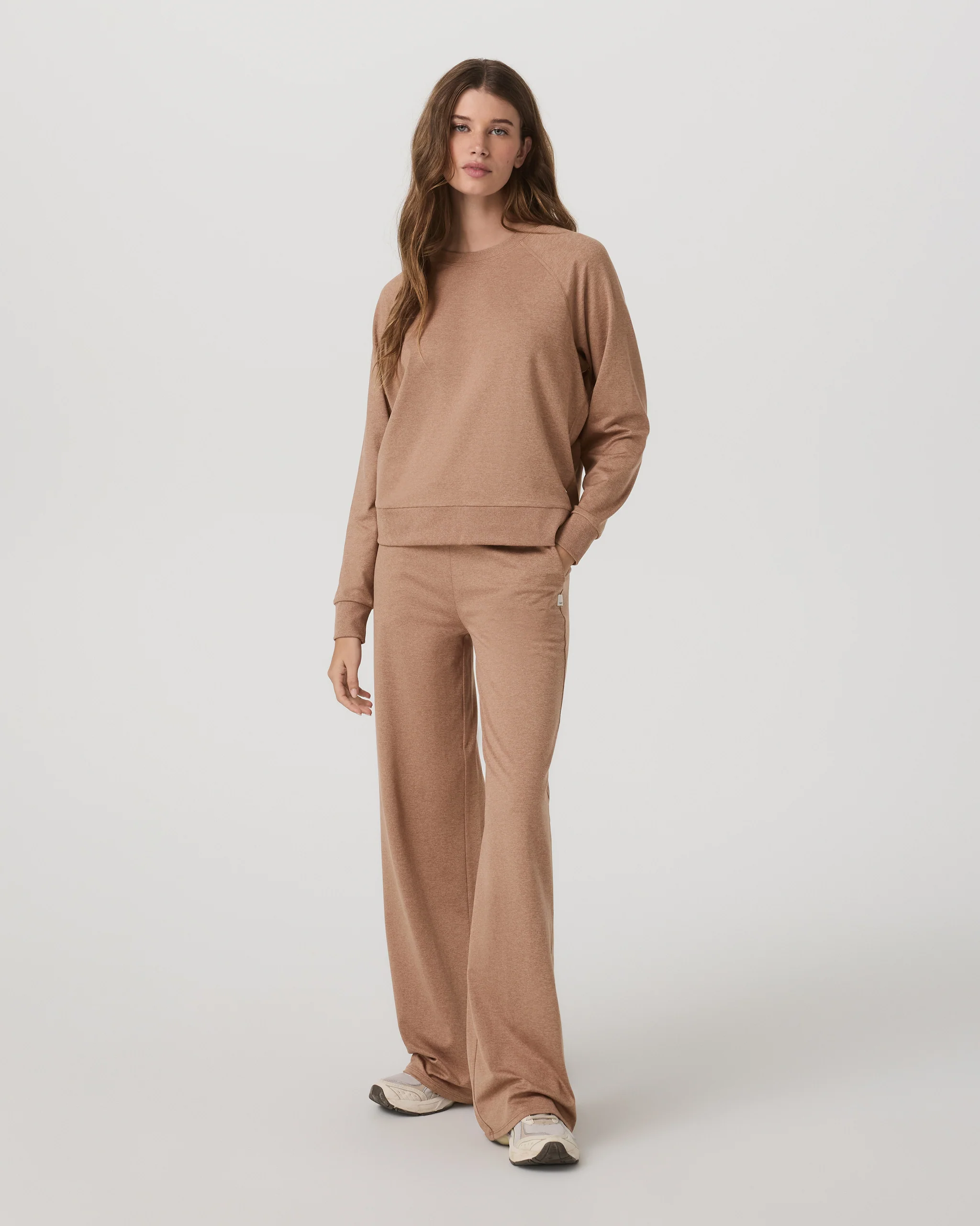 Long-Sleeve Halo Crew | Nutmeg Heather