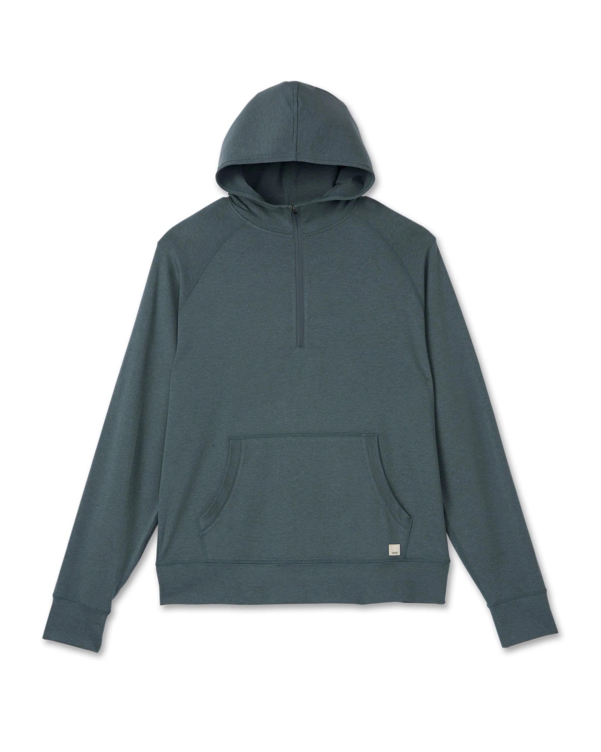 Ponto Performance Half Zip Hoodie | Lake Heather