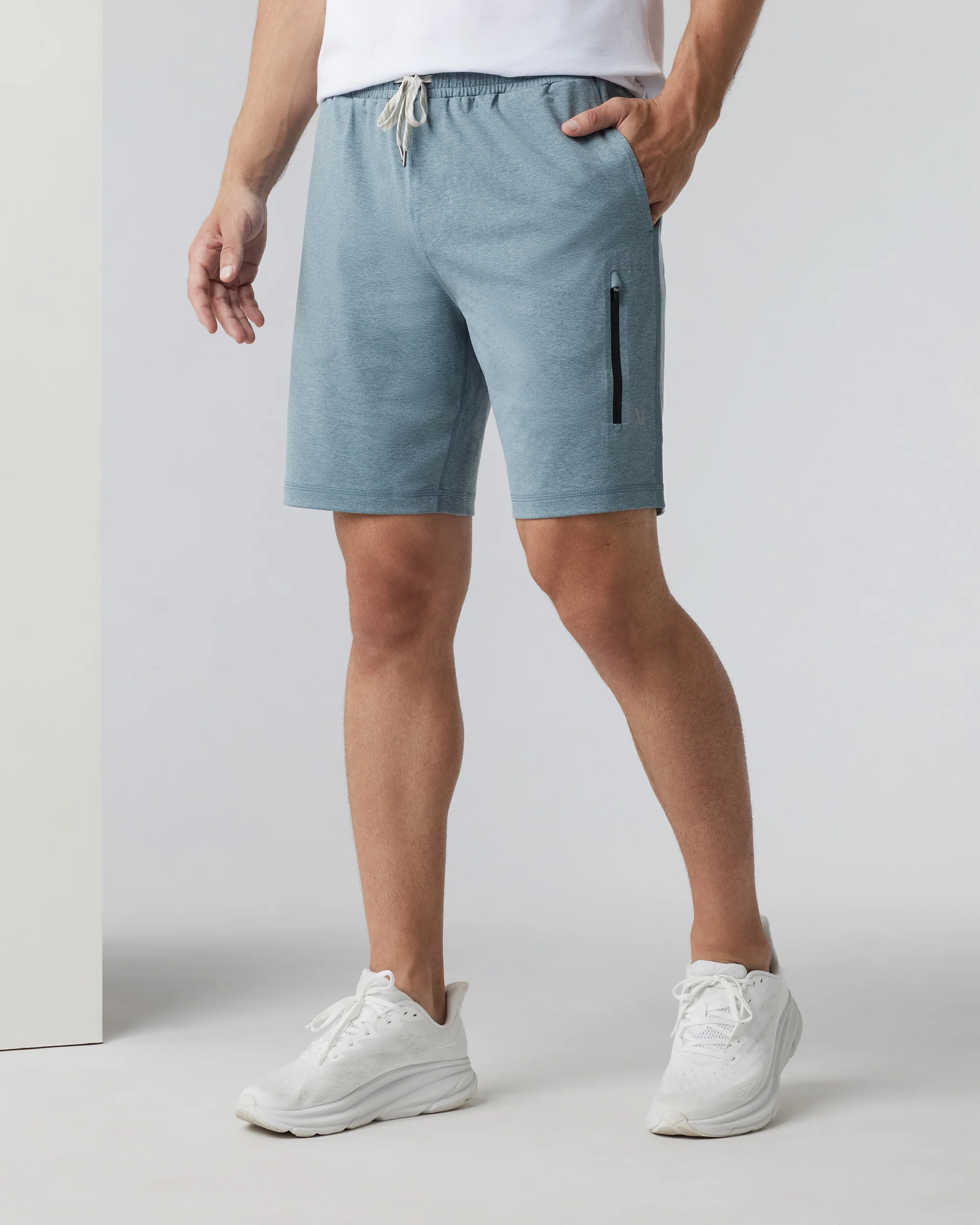 Sunday Performance Short 8" | Dusty Blue Heather