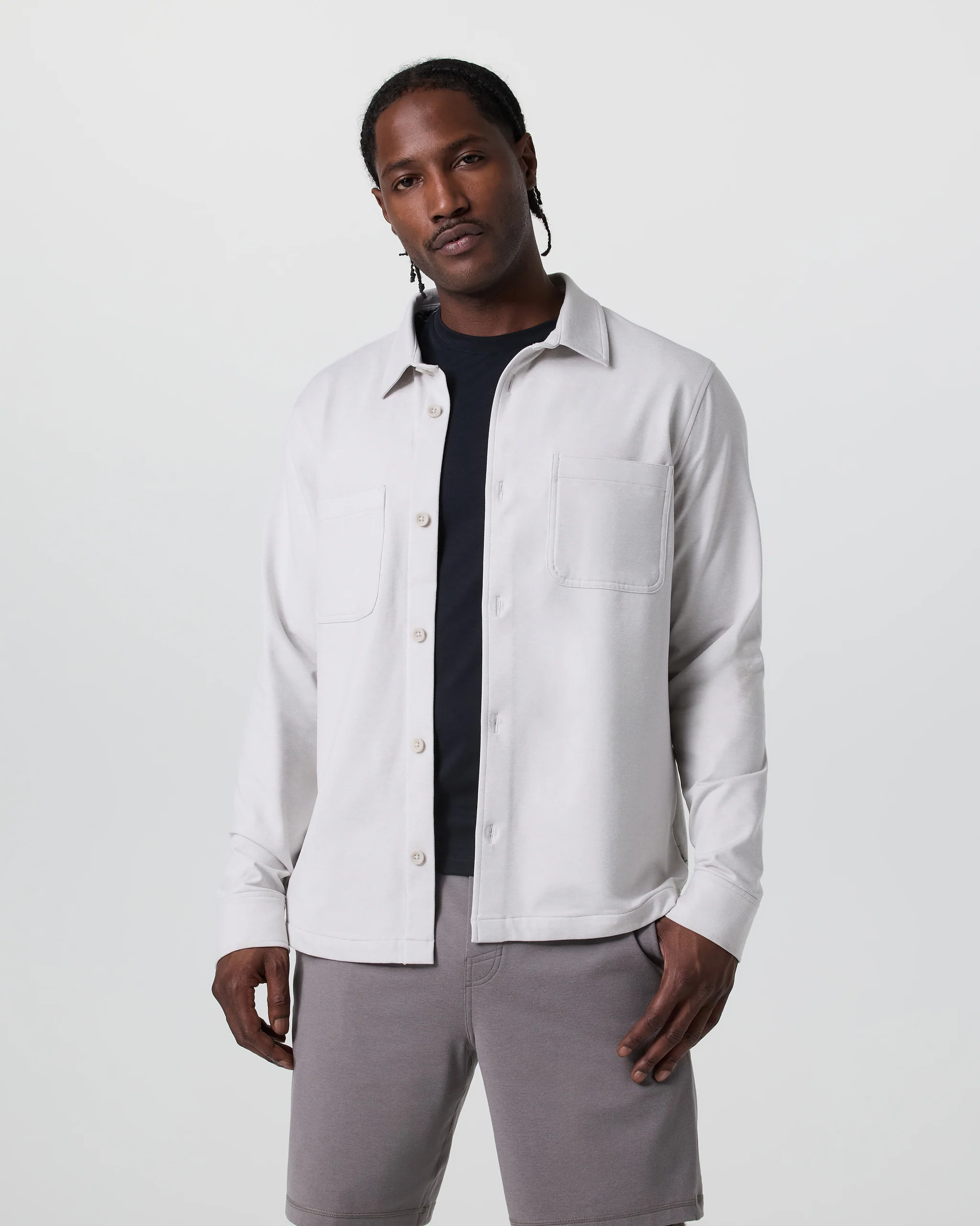 Coronado Shirt Jacket | Salt Heather