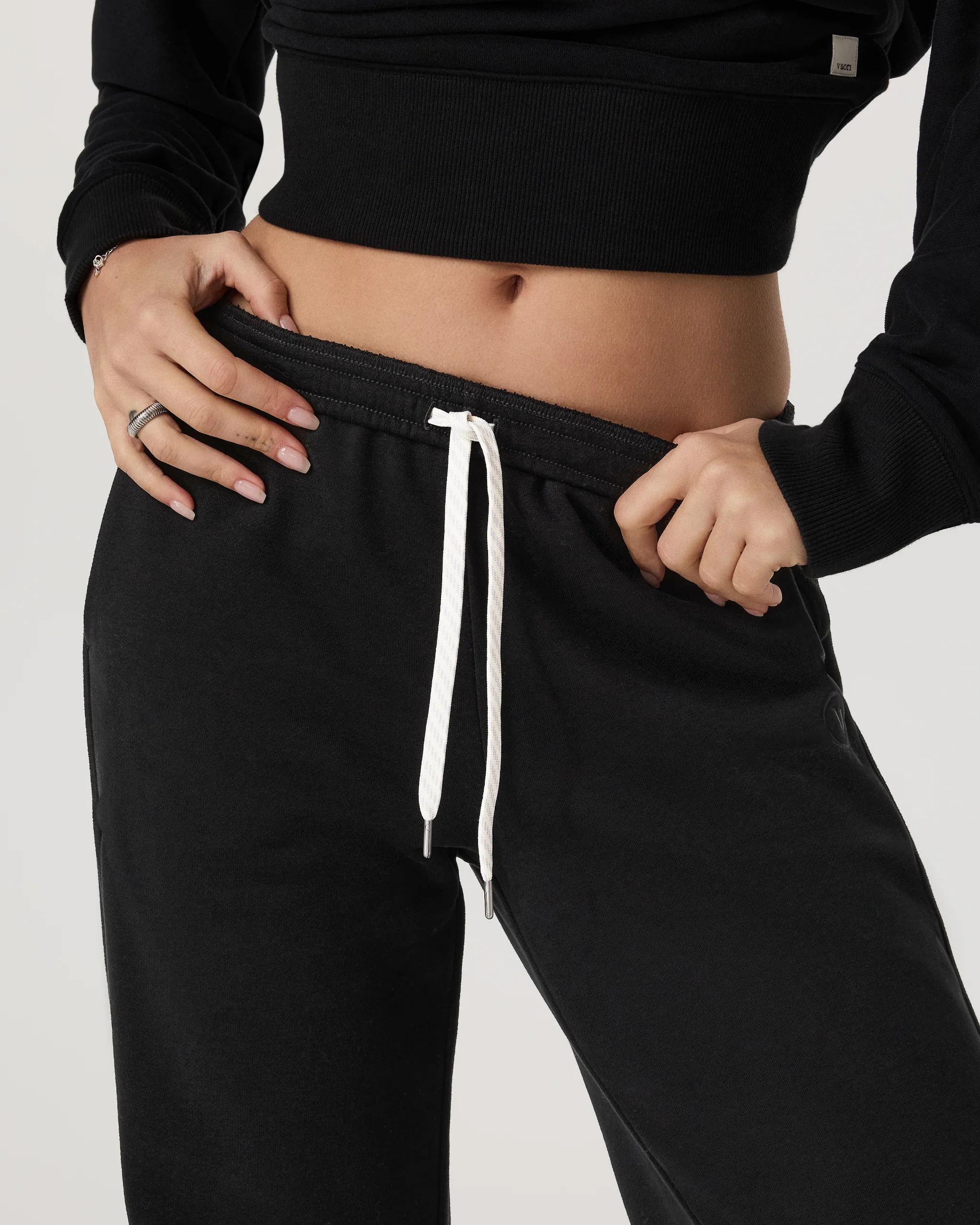 Sedona Straight Leg Sweatpant - Short | Black