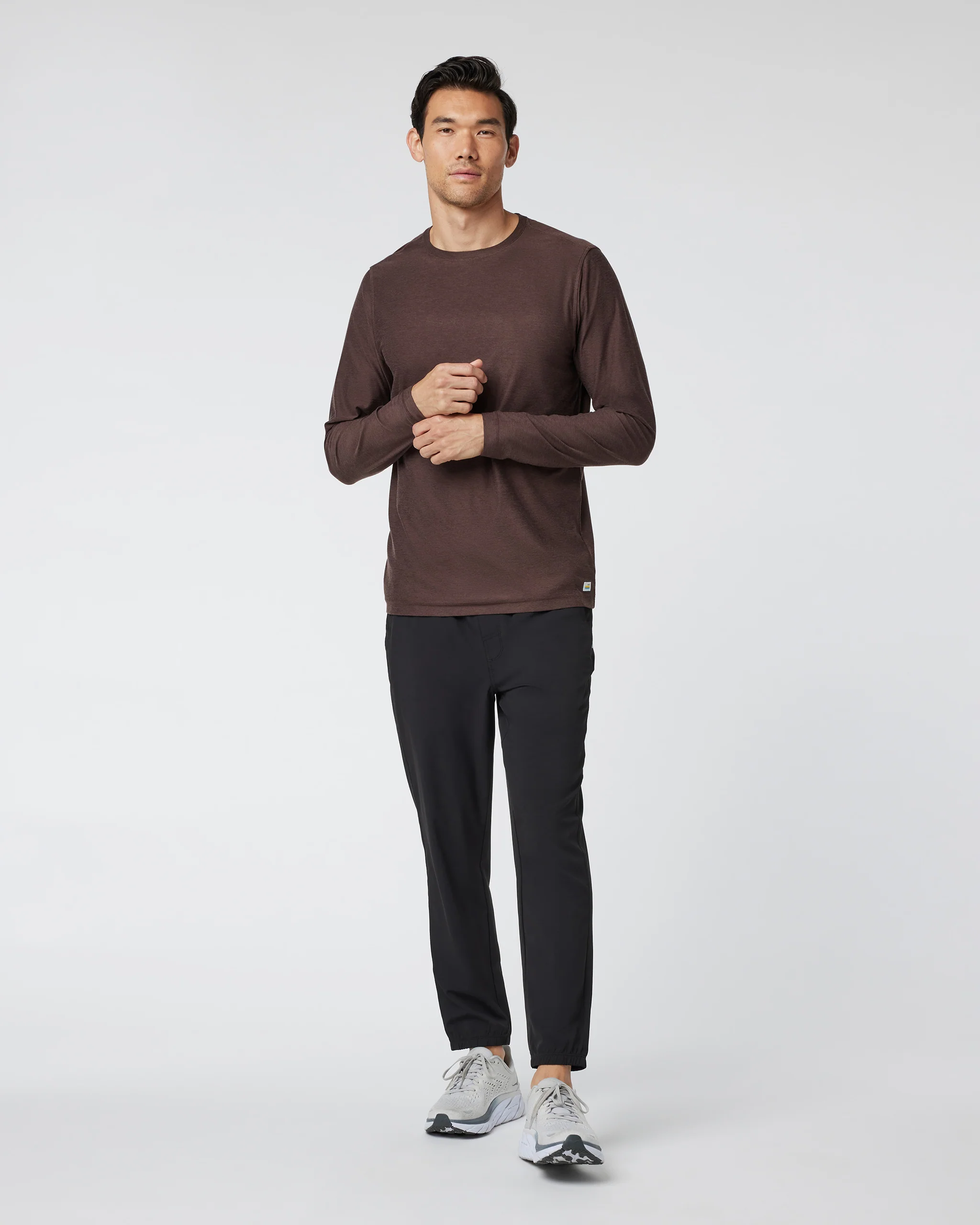 Long Sleeve Strato Tech Tee | Java Heather