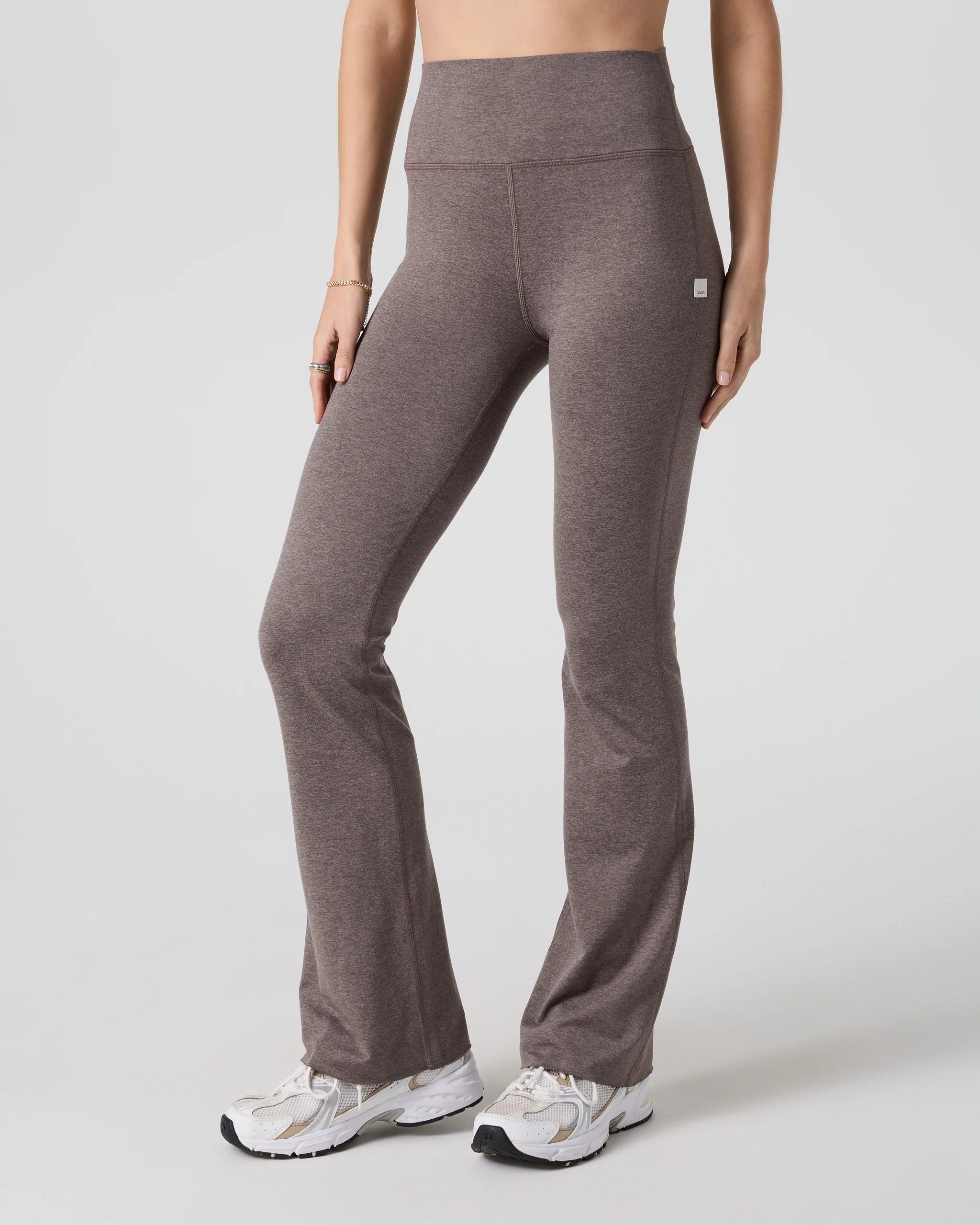 18359-halo-slim-flare-pant-chia-heather-1.webp Halo Slim Flare Pant | Chia Heather
